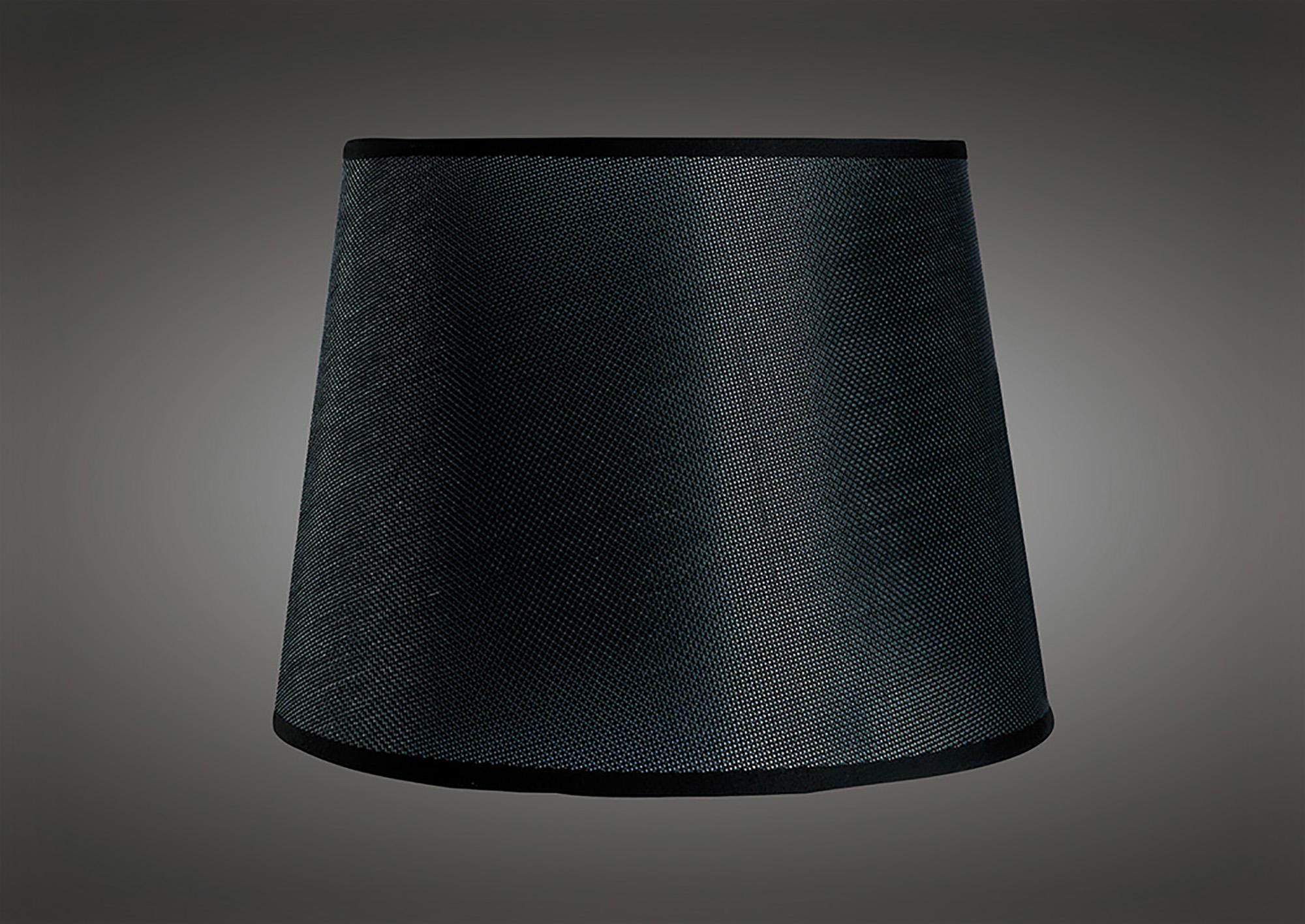 Habana Black Round Shade 200 x 152mm, Suitable for Wall Lamps