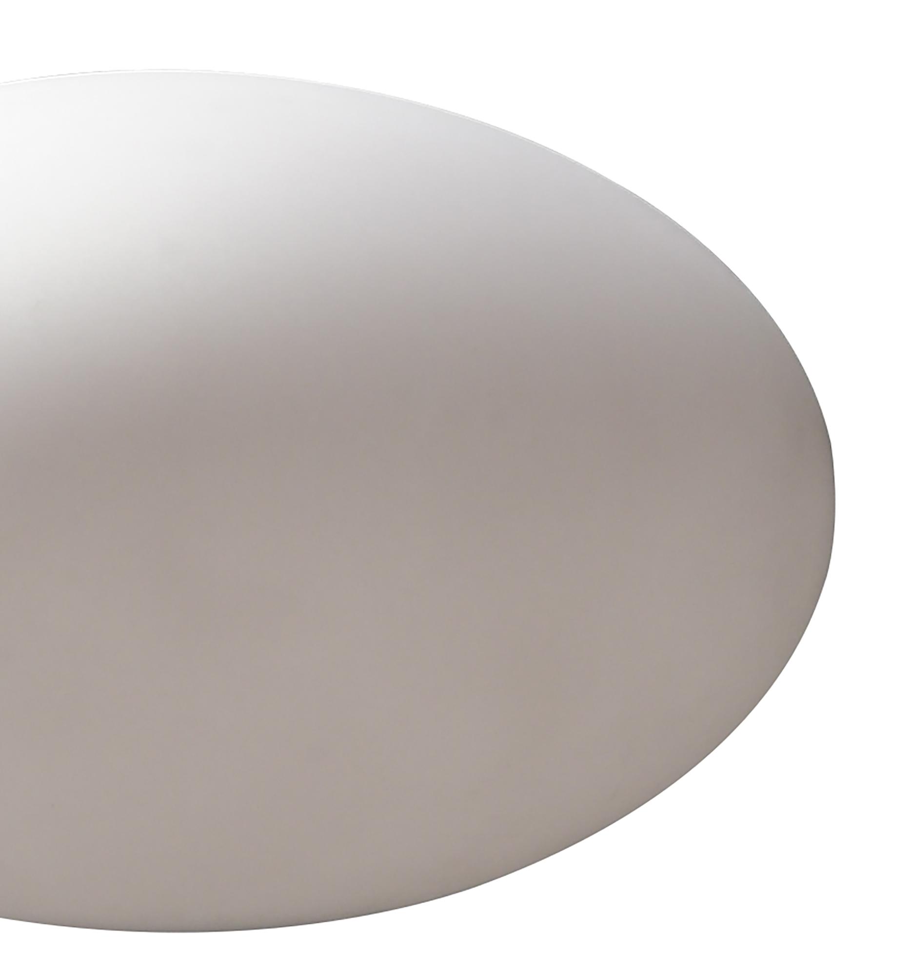 Huevo Oval Battery Operated Table Lamp  Induction LED RGB Outdoor IP65, 120lm, Opal White, 2yrs Warranty