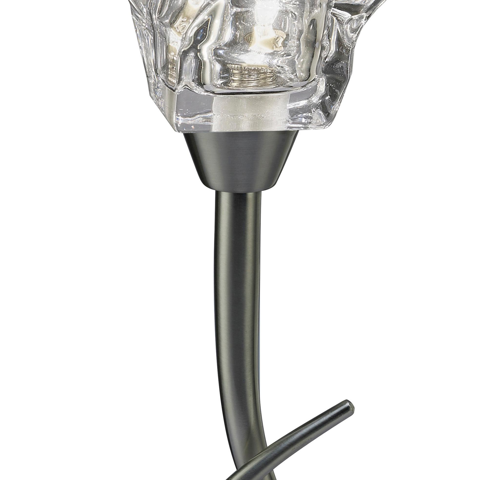 Iku Table Lamp 1 Light G9, Satin Nickel