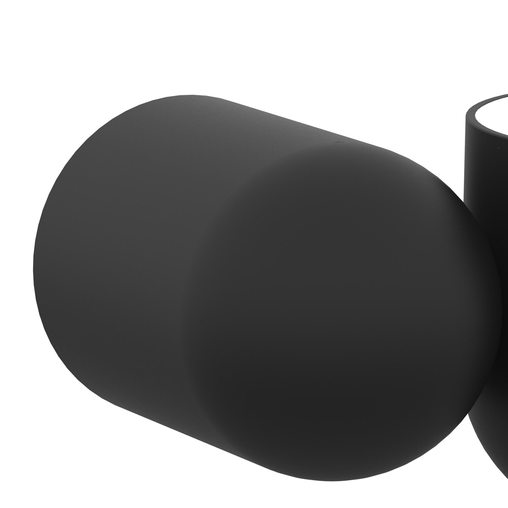 Ios Adjustable Spotlight Wall Lamp, 1 x GU10, Black