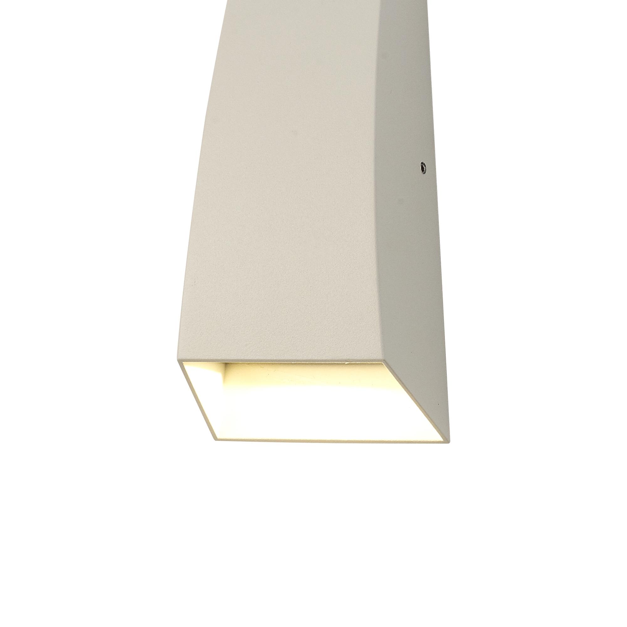 Jackson Wall Lamp, 6W LED, 3000K, 420lm, IP54, Sand White, 3yrs Warranty