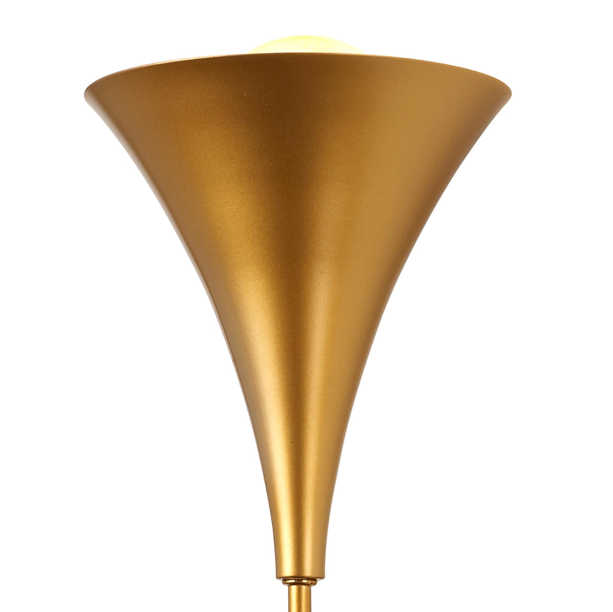 Jazz Wall Lamp, 1 x E27 (Max 20W), Gold Painting