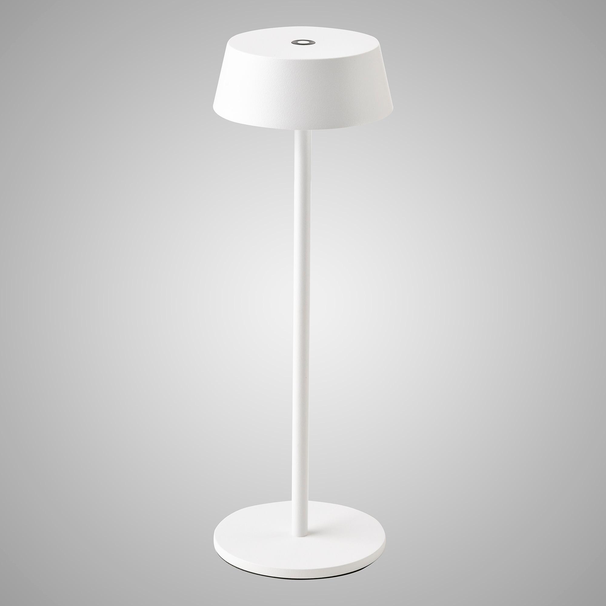K4 Rechargeable Battery Operated  Lantern, 2W LED, 3000K, 180lm, IP54, USB Charging Cable Included, White, 3yrs Warranty