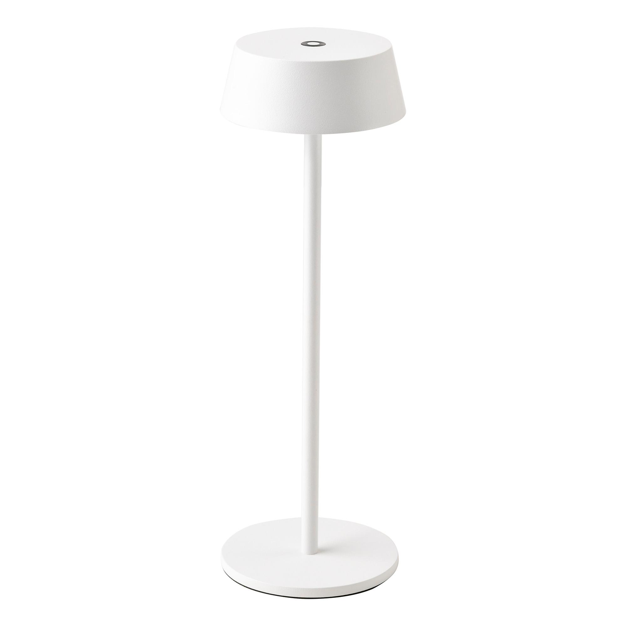 K4 Rechargeable Battery Operated  Lantern, 2W LED, 3000K, 180lm, IP54, USB Charging Cable Included, White, 3yrs Warranty