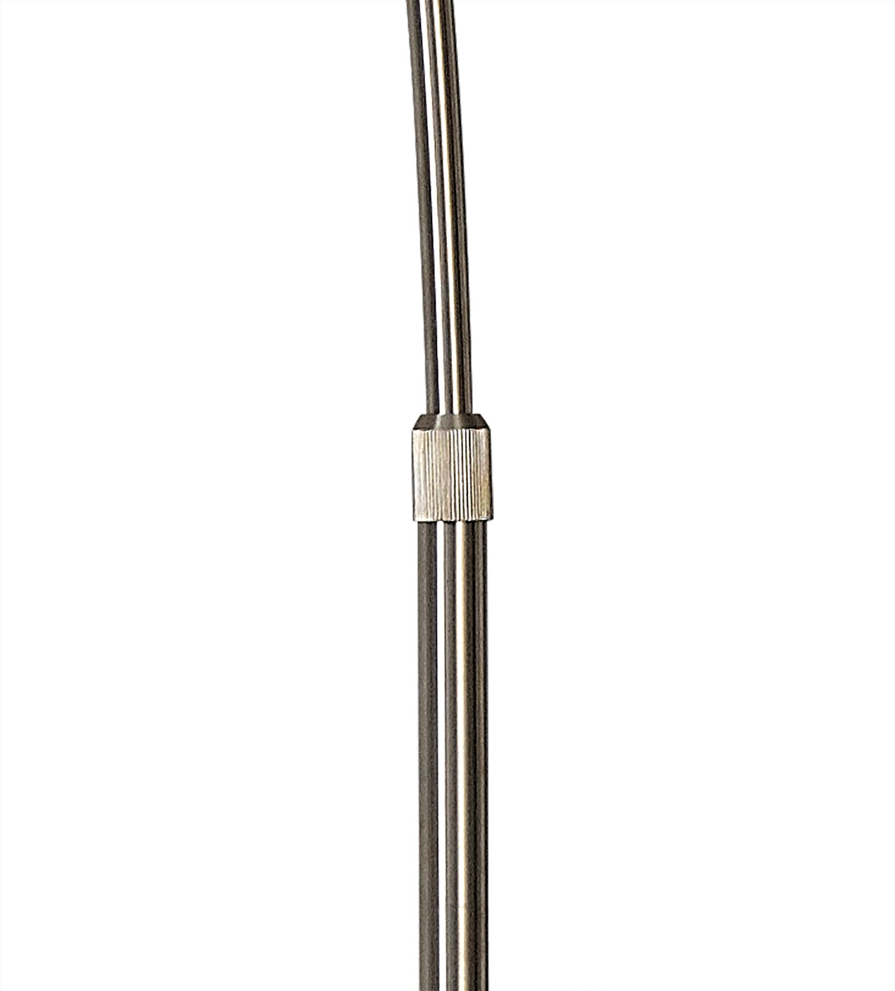 Kinke Long Reach Floor Stand With Hook, Stainless Steel/Black Marble, 2.5kg Maximum Load, 2yrs Warranty Item Weight: 15kg