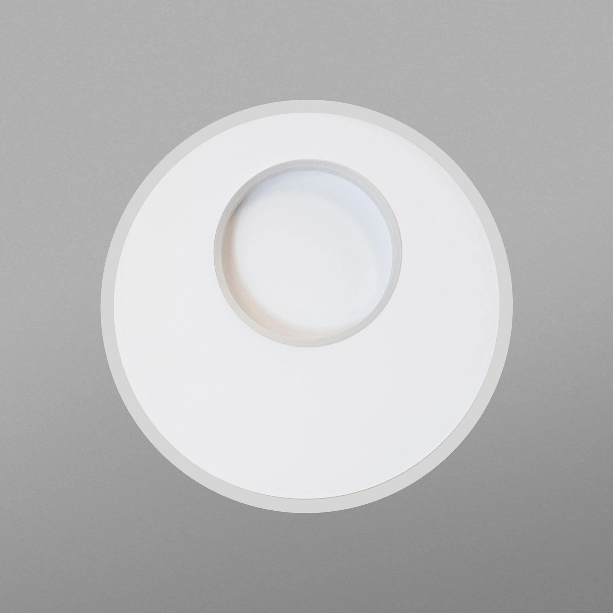 Krater Ceiling 40cm Round 36W LED 3000-6000K Tuneable, 1800lm, Remote Control White, 3yrs Warranty