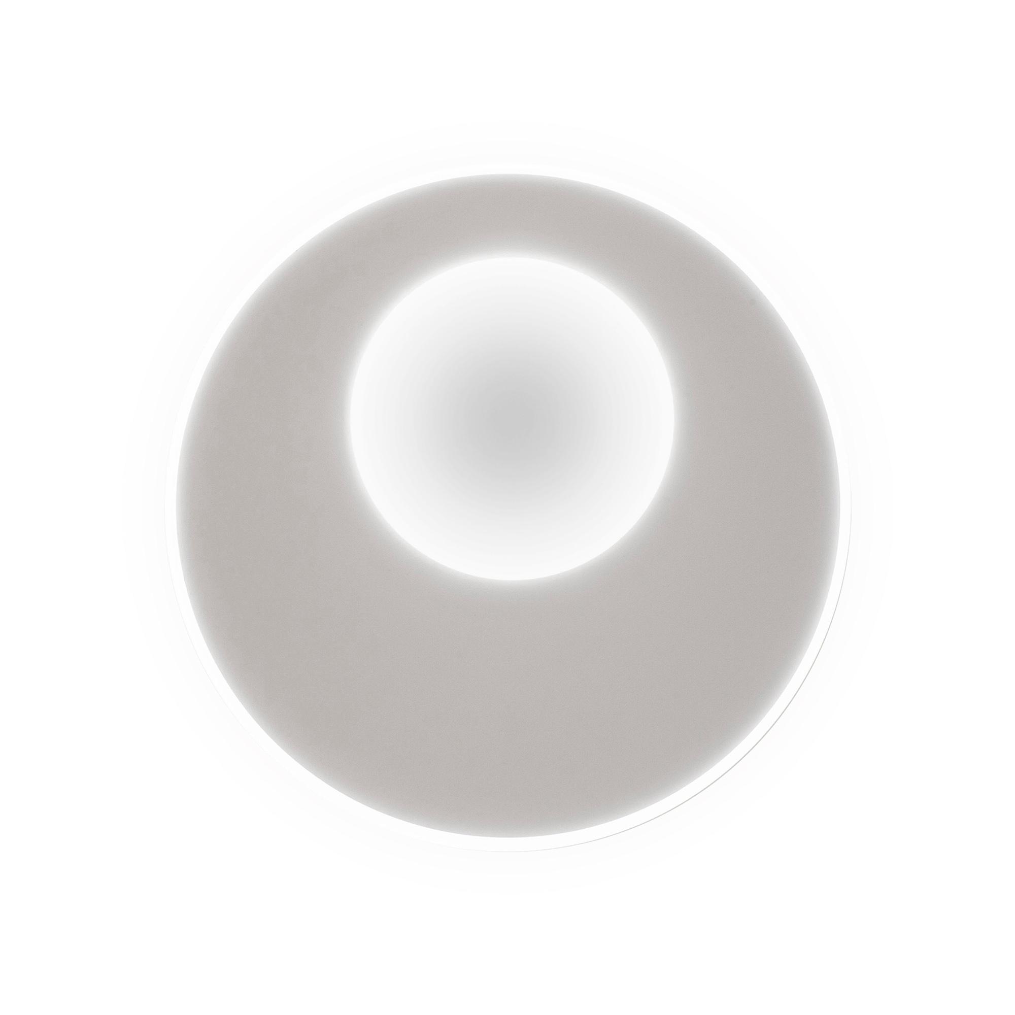 Krater Ceiling 40cm Round 36W LED 3000-6000K Tuneable, 1800lm, Remote Control White, 3yrs Warranty