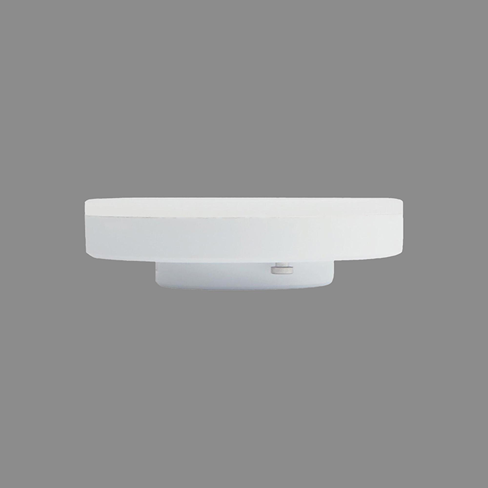 LED GX53 Dimmable 12W Warm White 4000K 930lm 120° White Finish