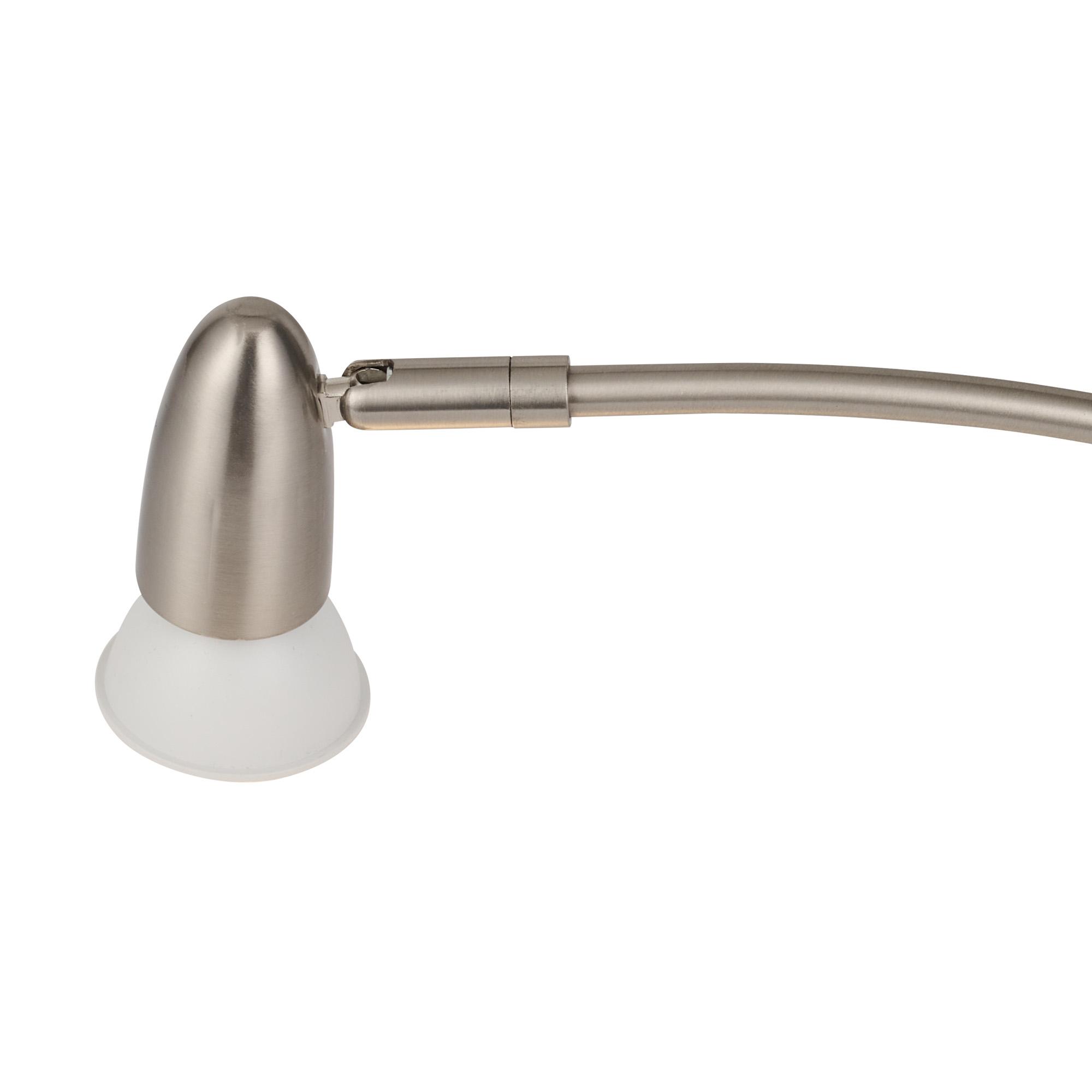 Lex (Set Of 2) Type A Over Cabinet 1 Light GU10 With Adjustable Head And 2m Cable (No Plug) Satin Nickel