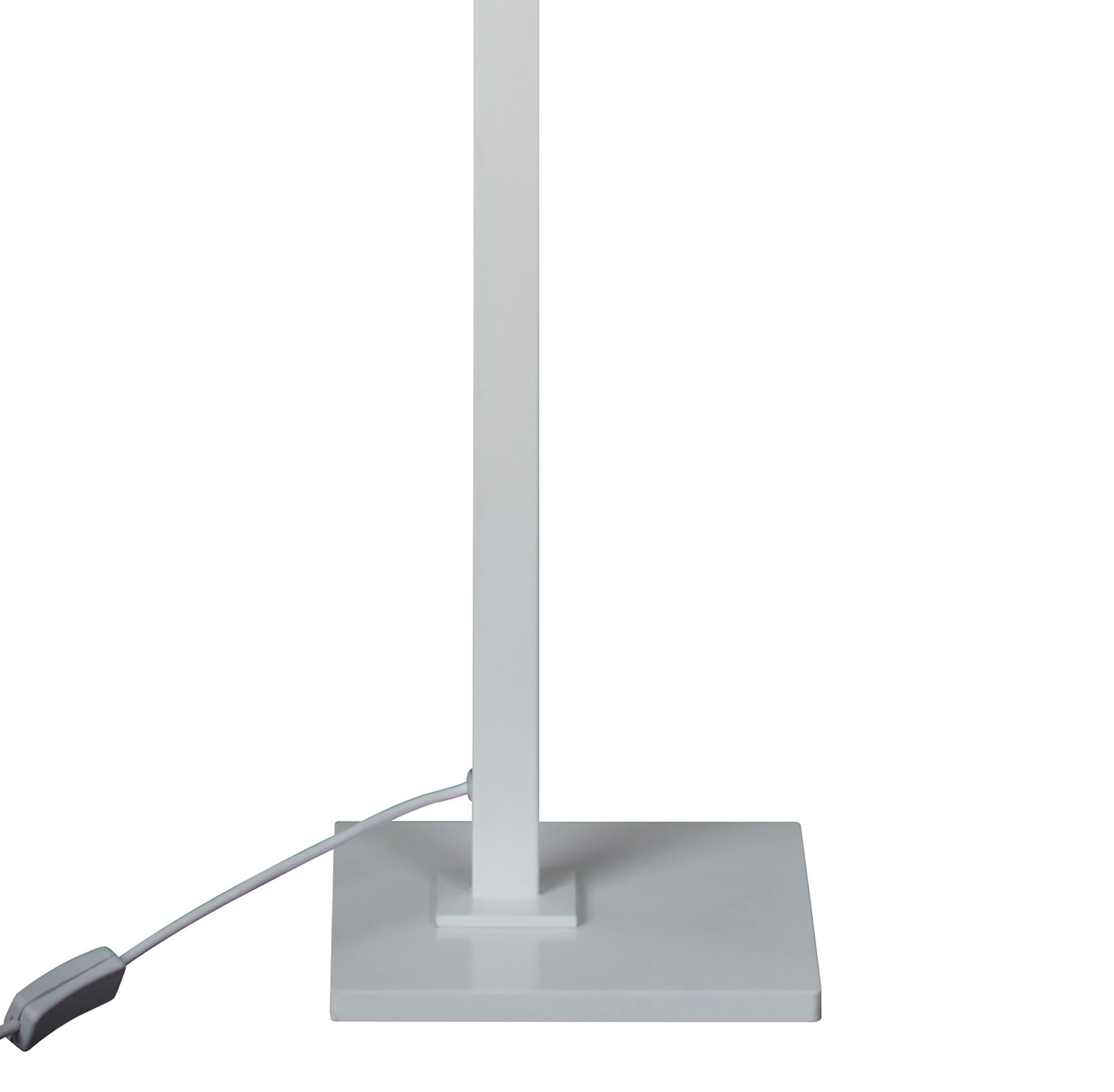 Looker Floor Lamp 1 Light E27 , Matt White/Beech