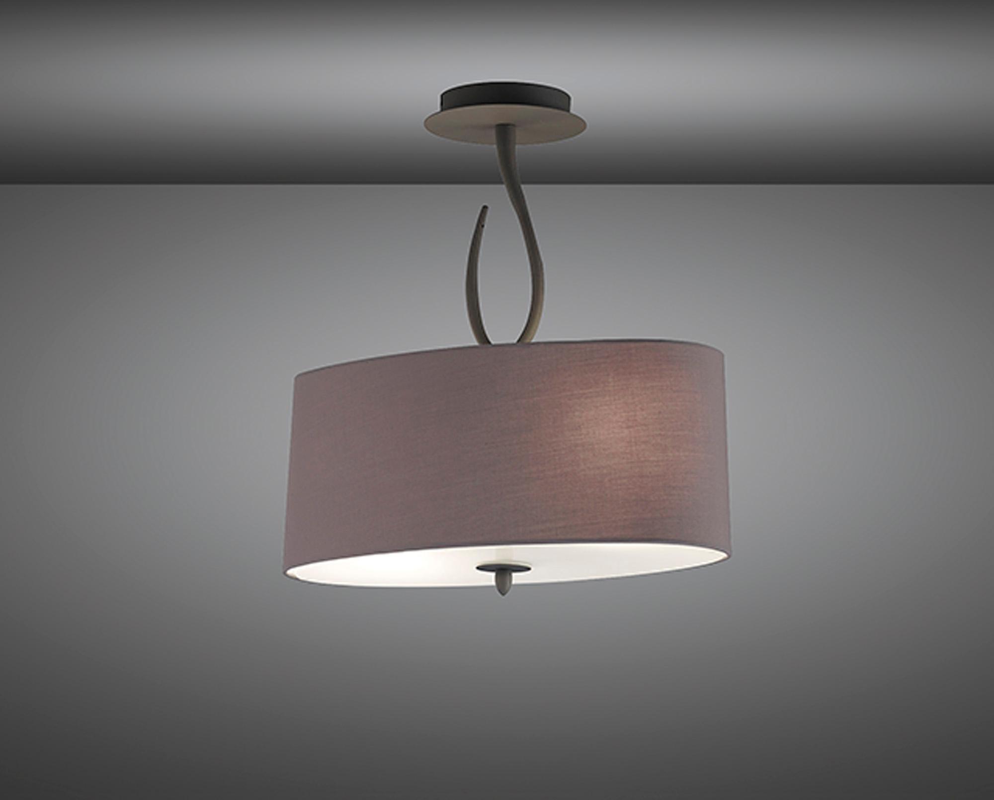 Lua Oval Semi Flush