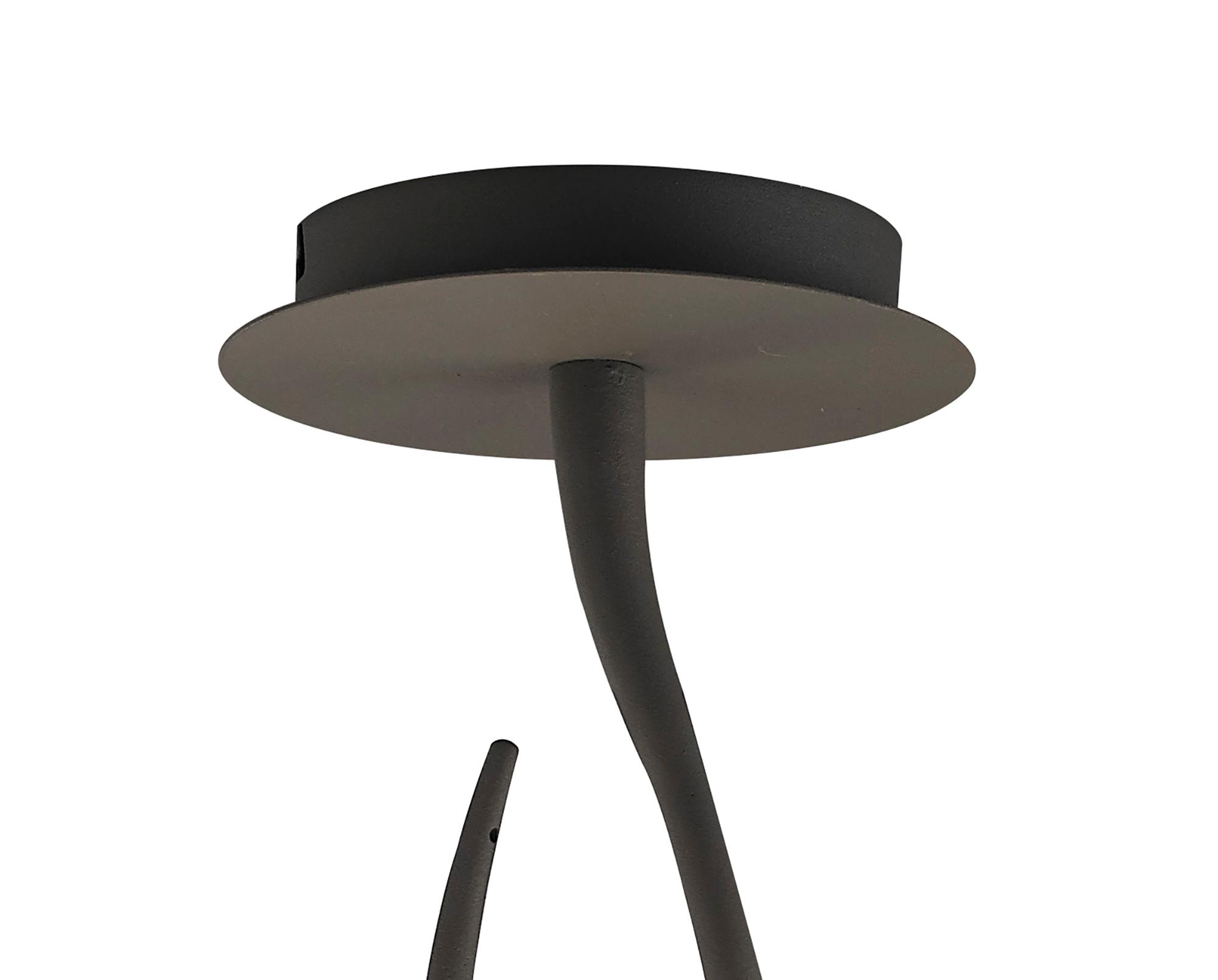 Lua Oval Semi Flush