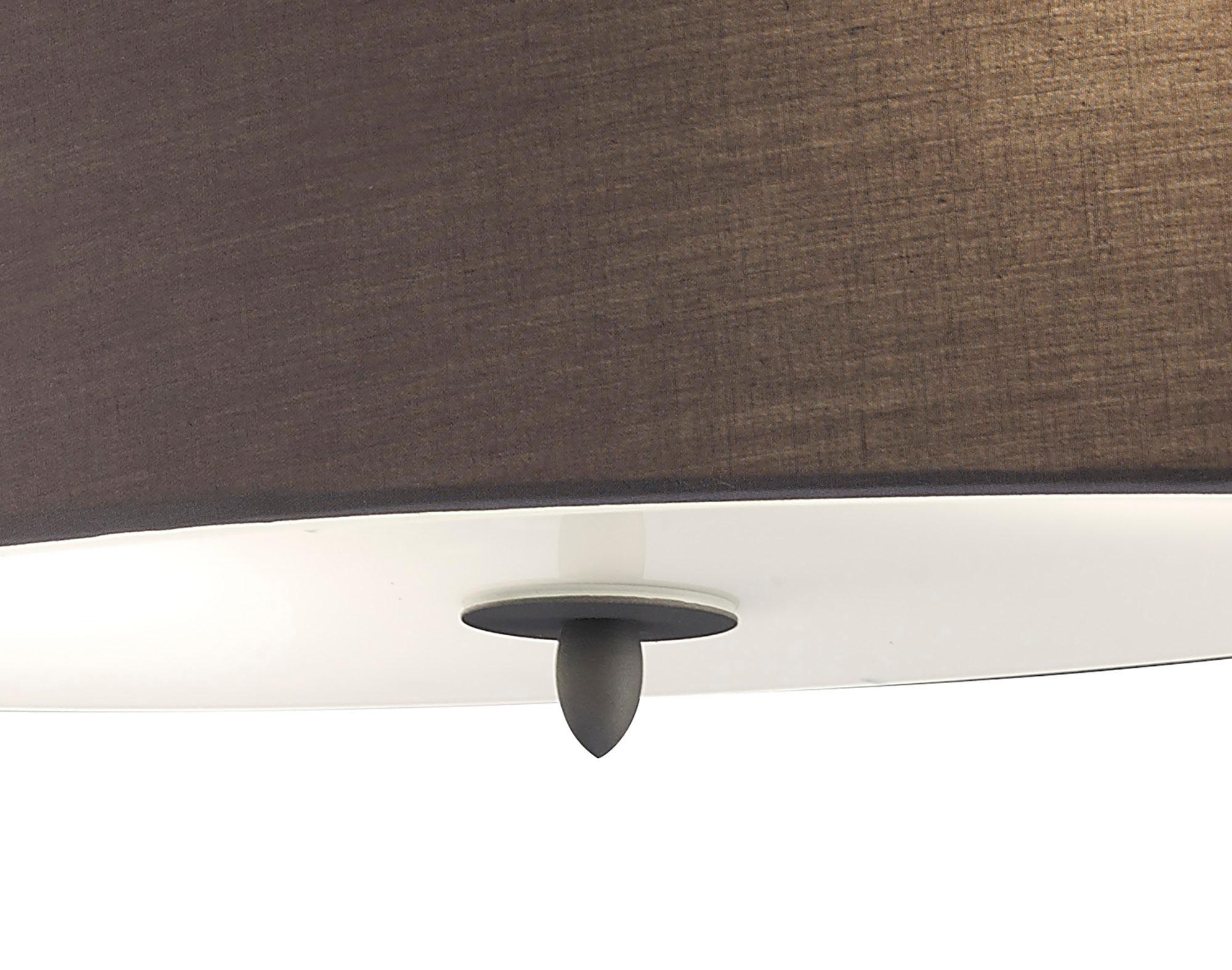 Lua Oval Semi Flush