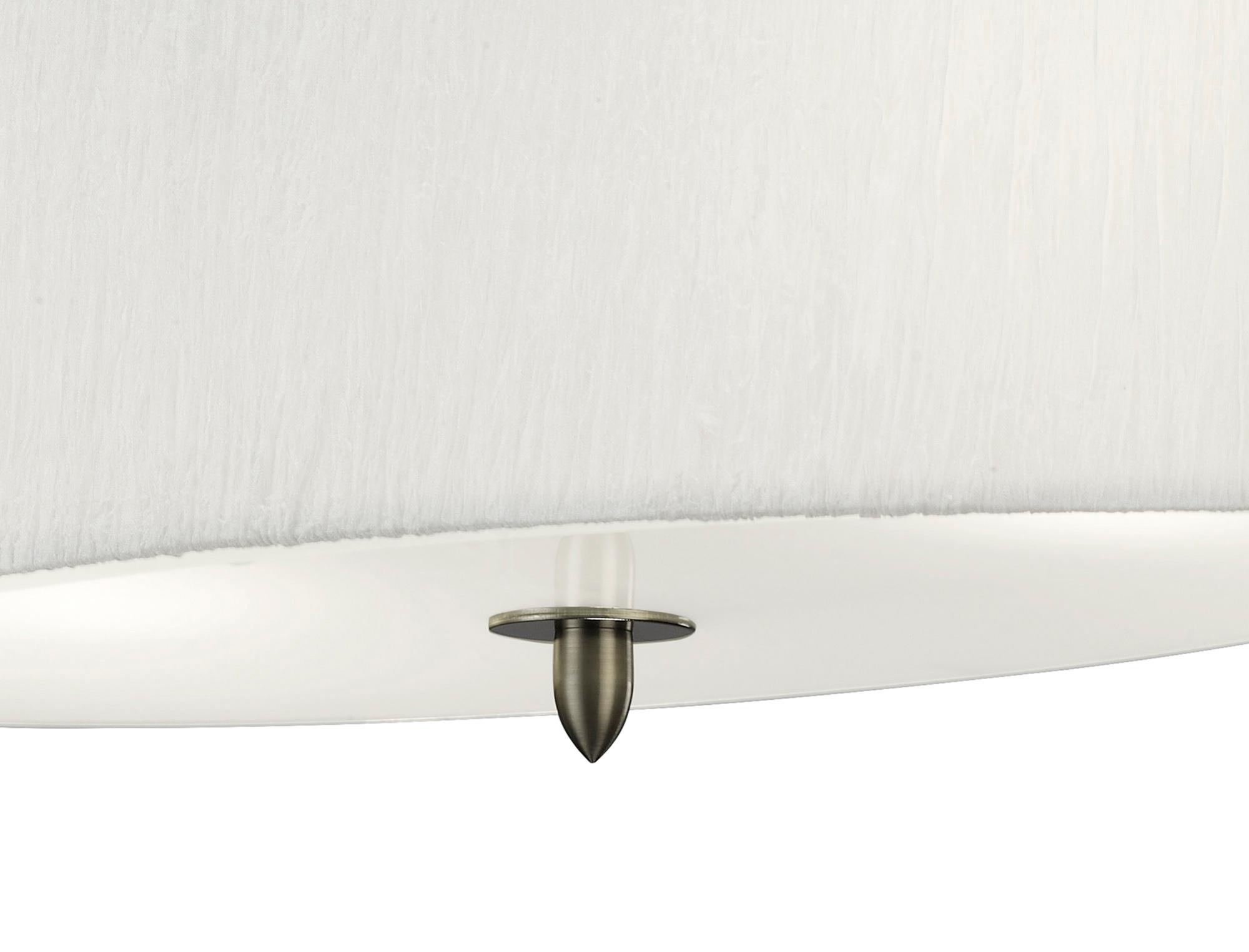 Lua Oval Semi Flush
