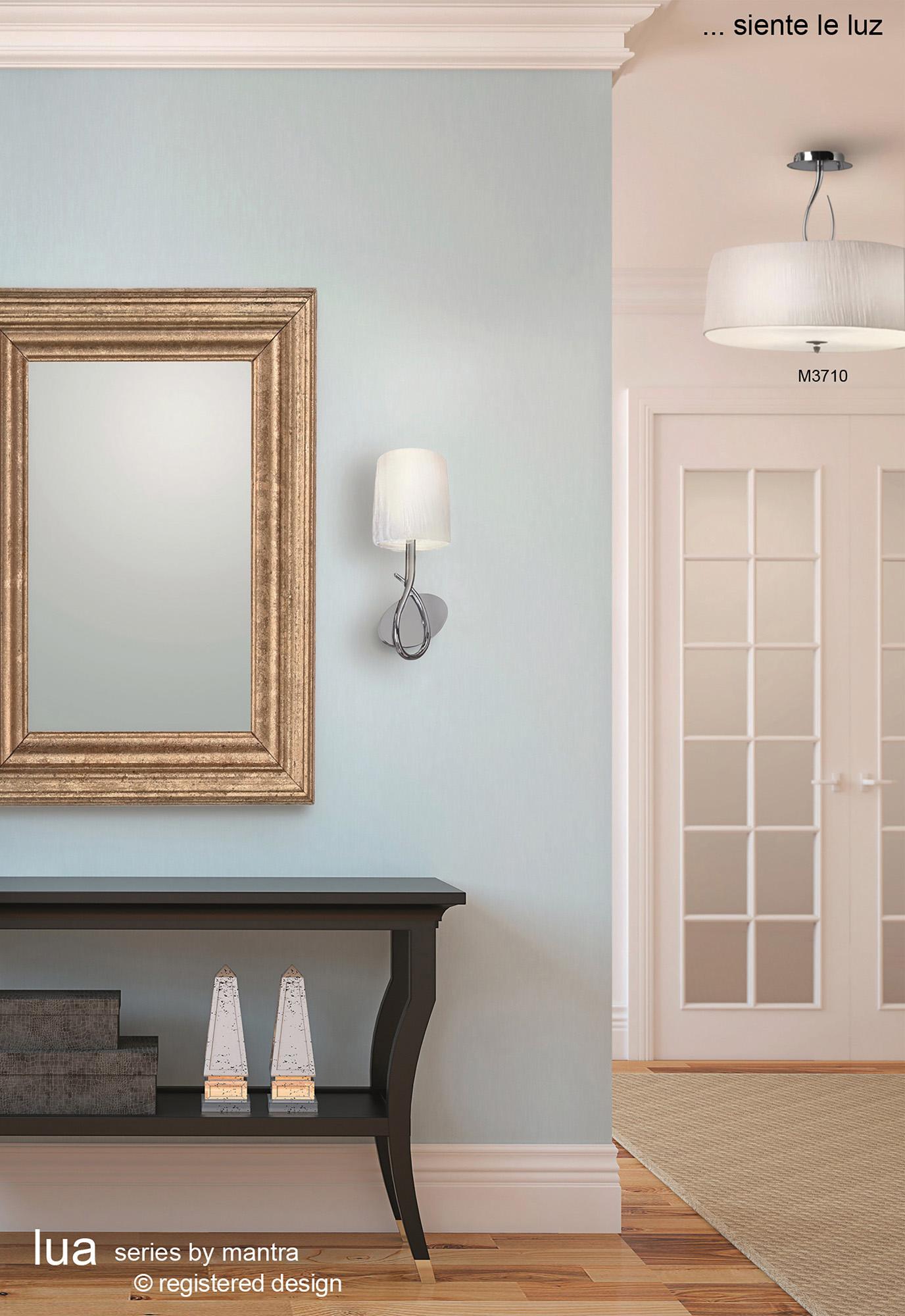 Lua Oval Semi Flush