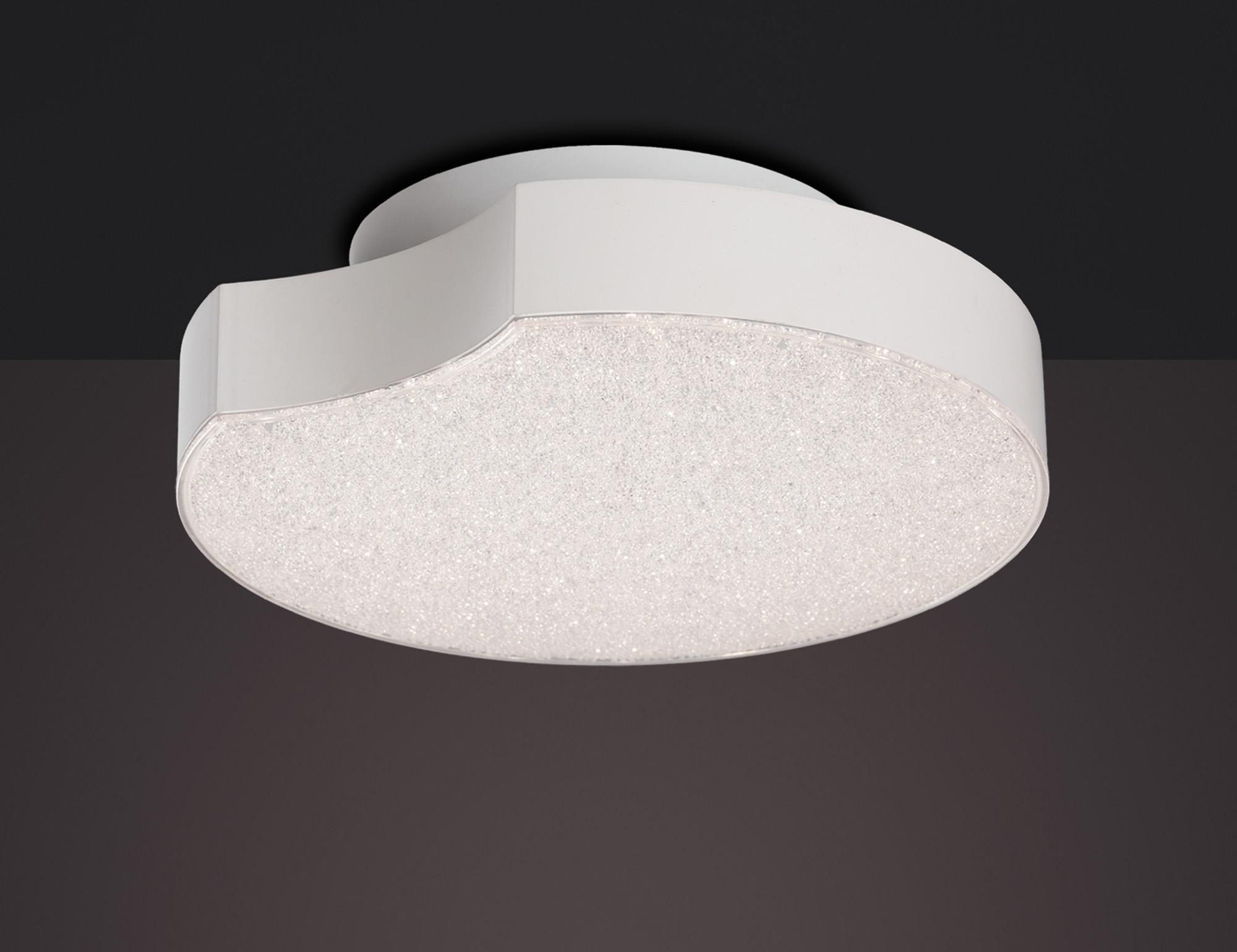 Lunas Flush Ceiling / Wall Light 25cm Diameter 14W LED 3000K, 720lm, White, 3yrs Warranty