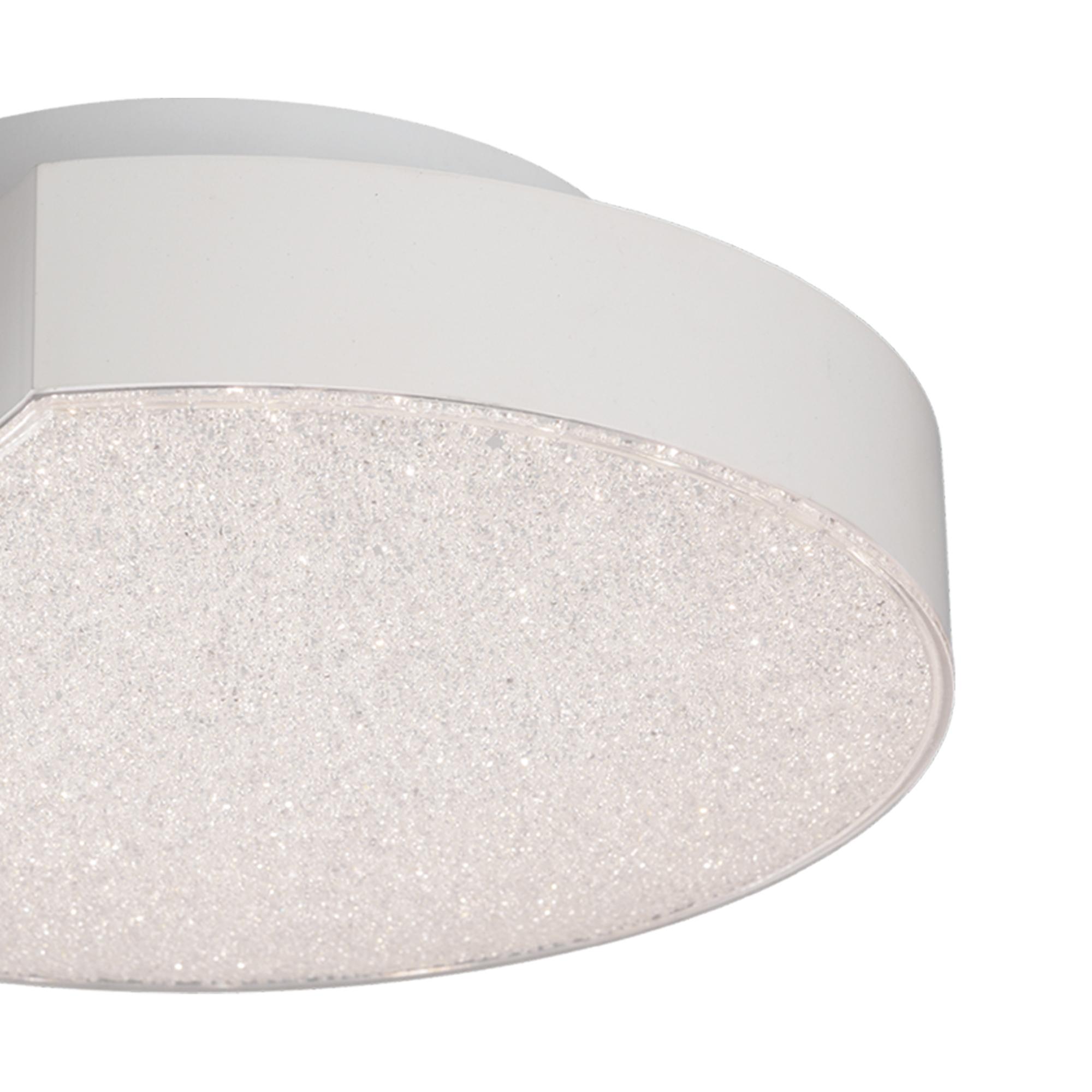 Lunas Flush Ceiling / Wall Light 25cm Diameter 14W LED 3000K, 720lm, White, 3yrs Warranty