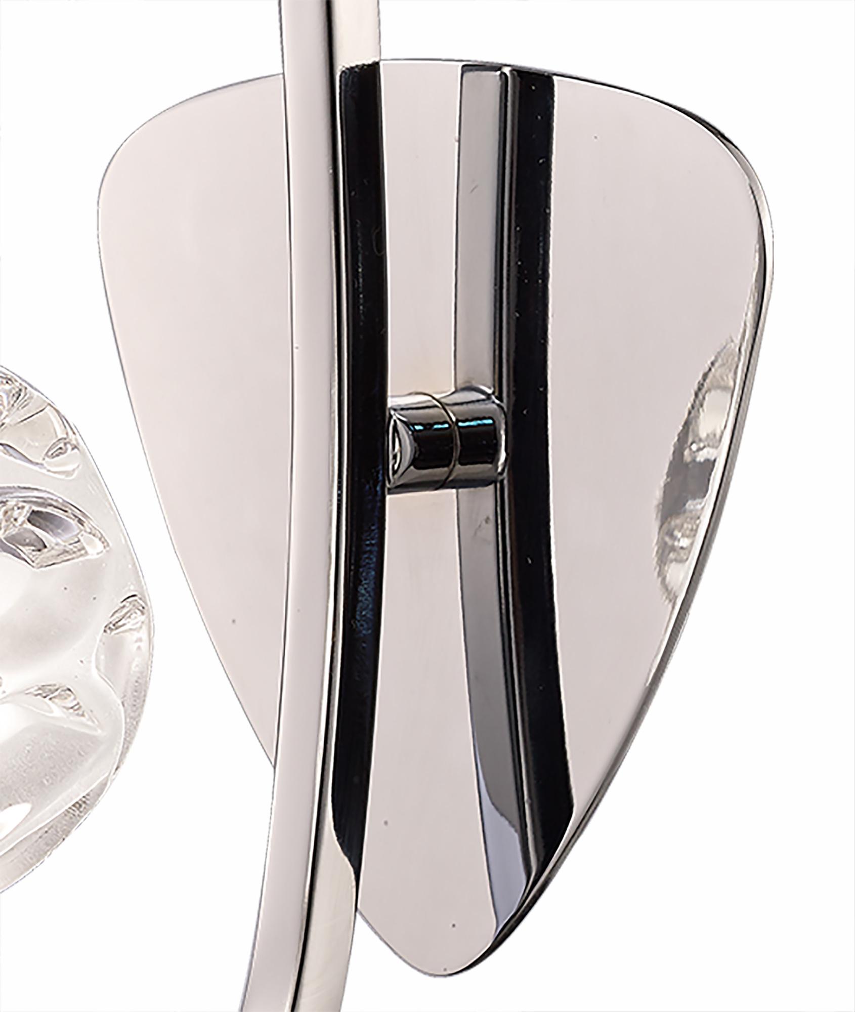 Lux Switched Wall Lamp 1 Light G9, Polished Chrome