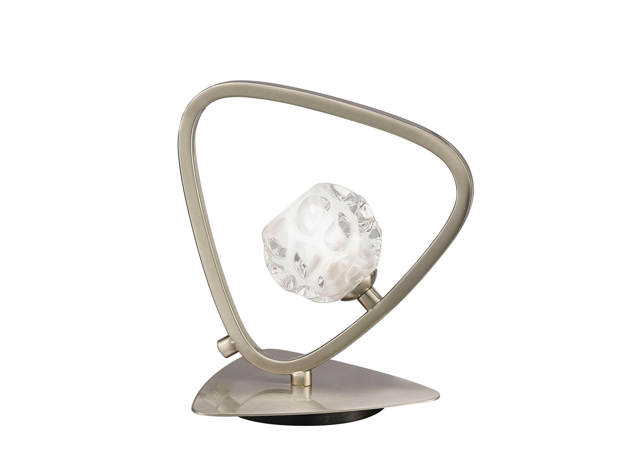 Lux Table Lamp 1 Light G9, Polished Chrome