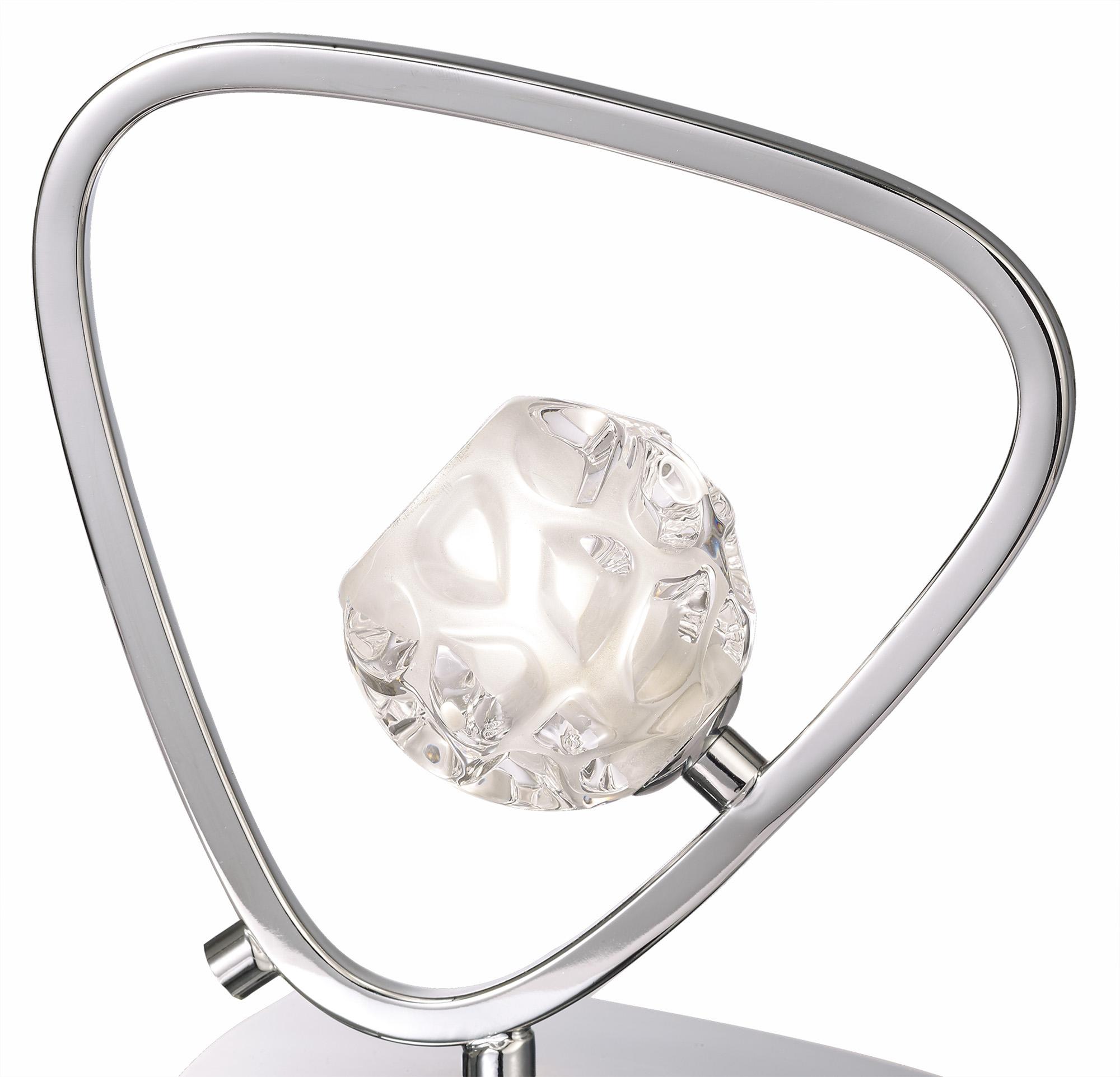 Lux Table Lamp 1 Light G9, Polished Chrome