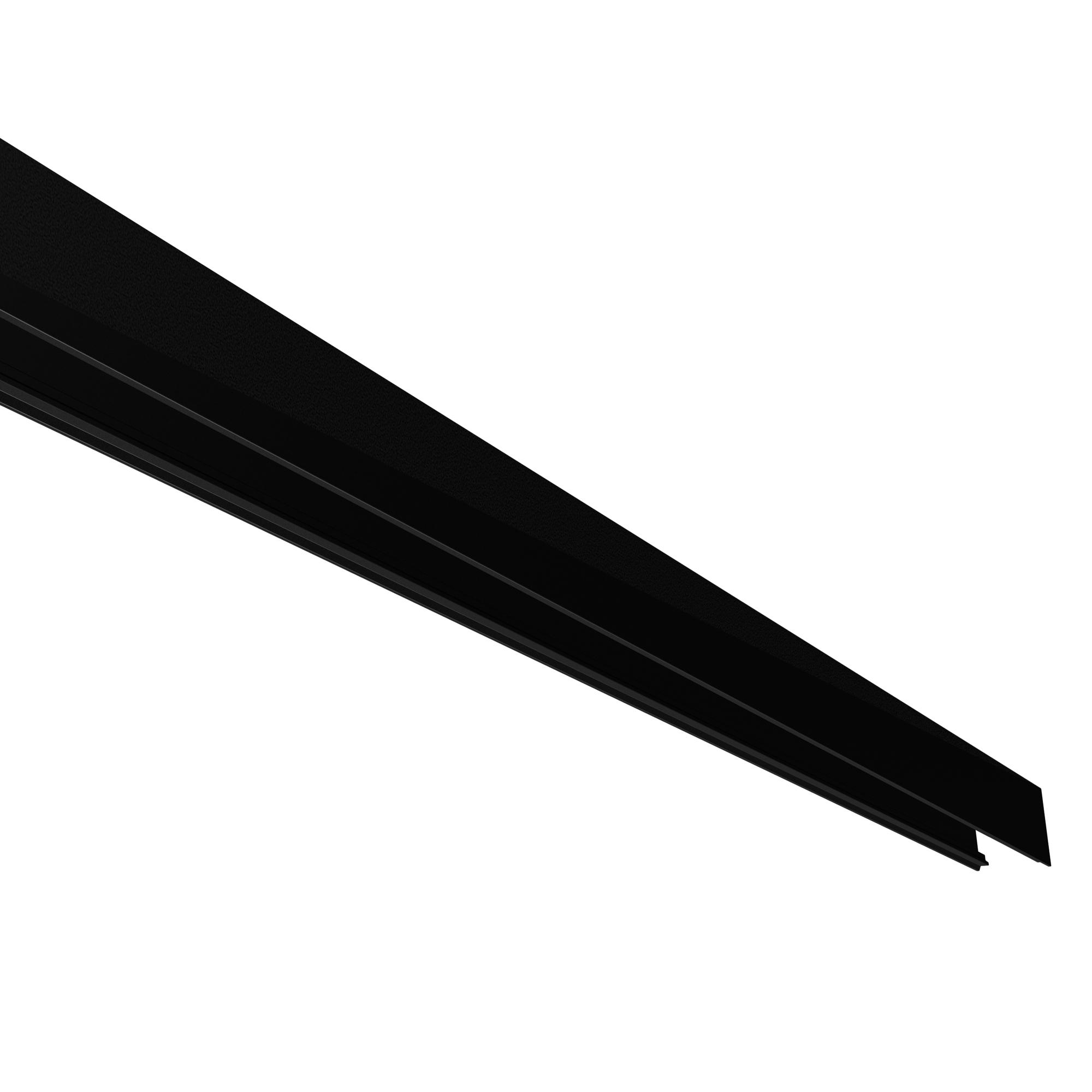 Magneto Shallow Surface Track c/w Endcaps 1m x 3cm, Black