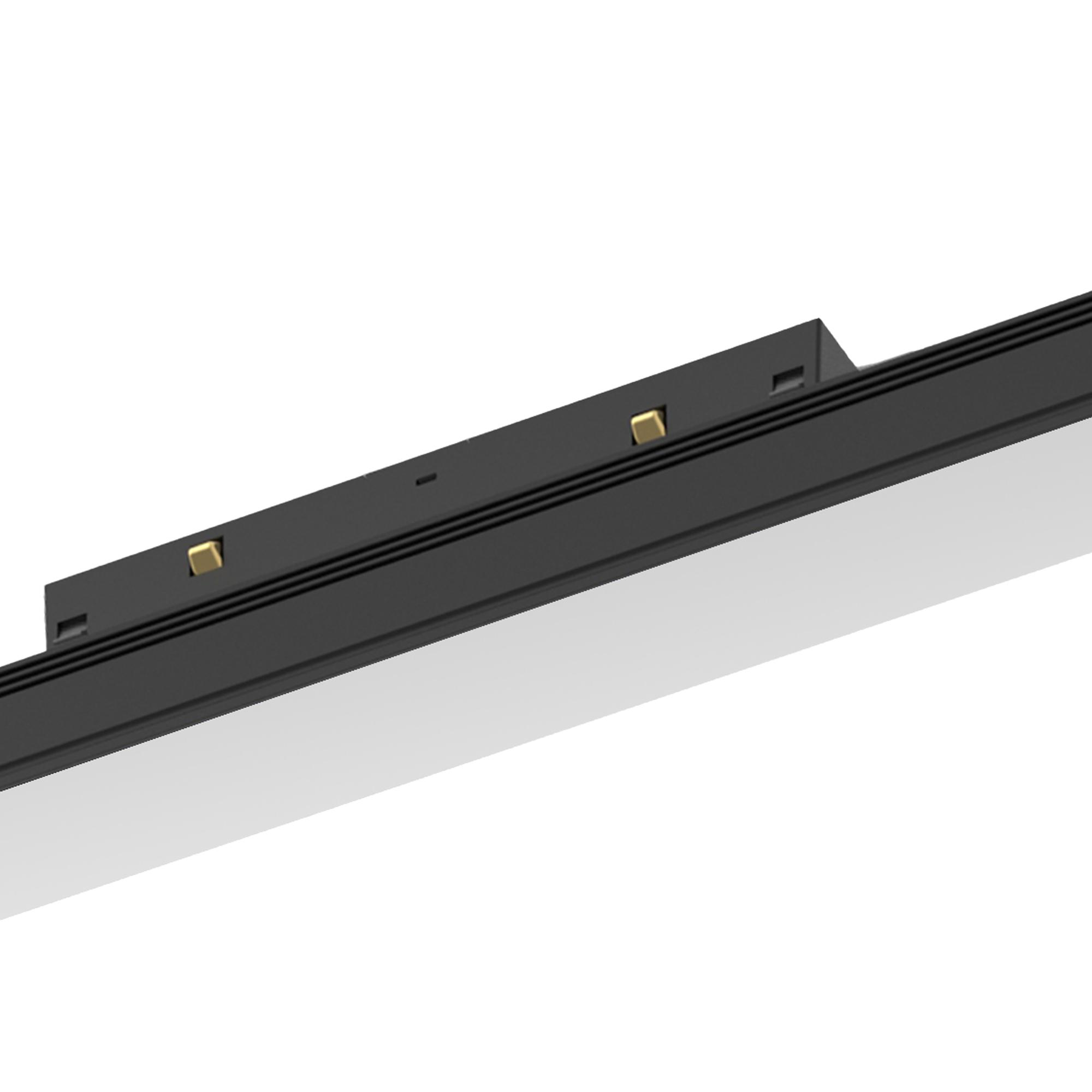 Magneto Linear Light Diffuser, 600mm,16W LED, 3000K, 1280lm. Black, 3yrs Warranty