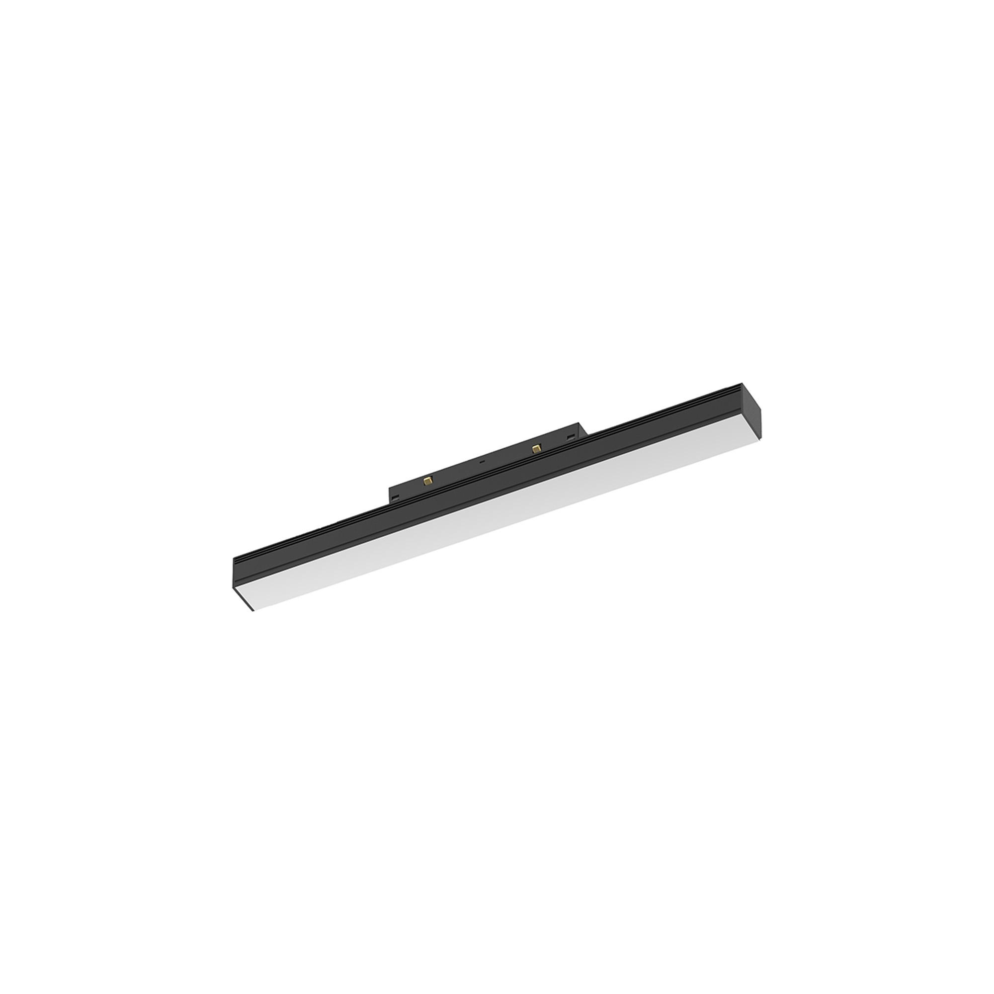 Magneto Linear Light Diffuser, 600mm,16W LED, 3000K, 1280lm. Black, 3yrs Warranty