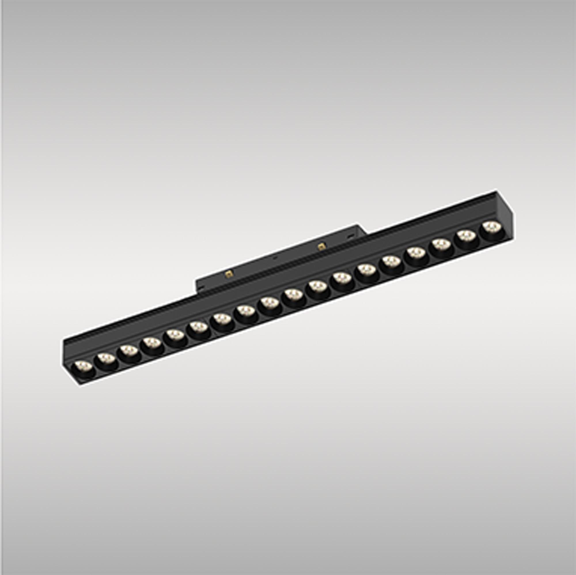 Magneto Linear Light COB, 370mm, 18W LED, 3000K, 1440lm, Black, 3yrs Warranty