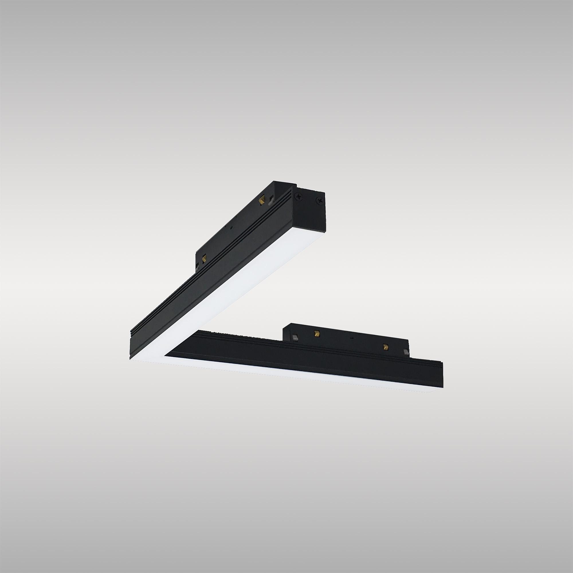 Magneto Corner Light Diffuser, 330x330mm, 16W LED, 3000K, 1280lm, Black, 3yrs Warranty