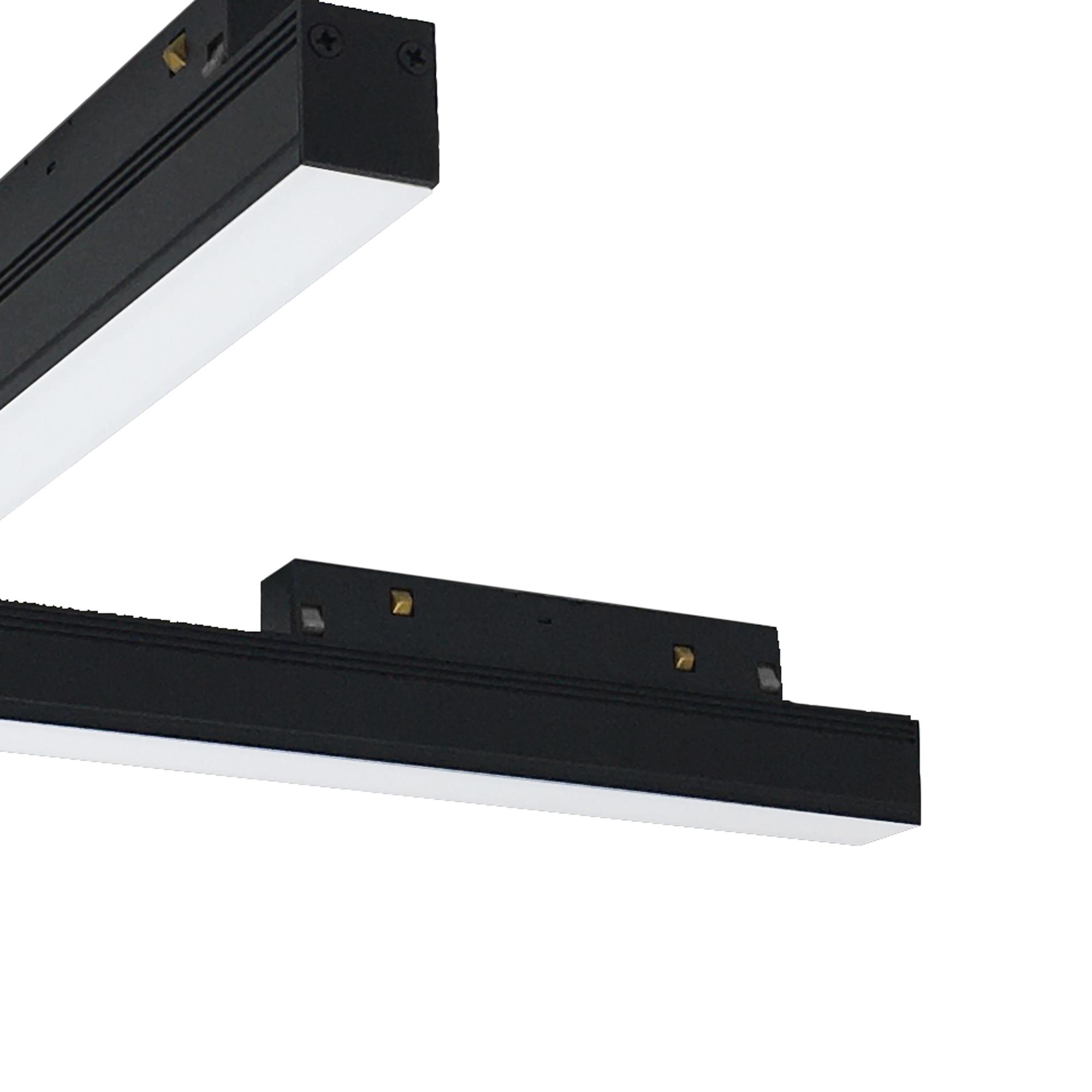 Magneto Corner Light Diffuser, 330x330mm, 16W LED, 3000K, 1280lm, Black, 3yrs Warranty