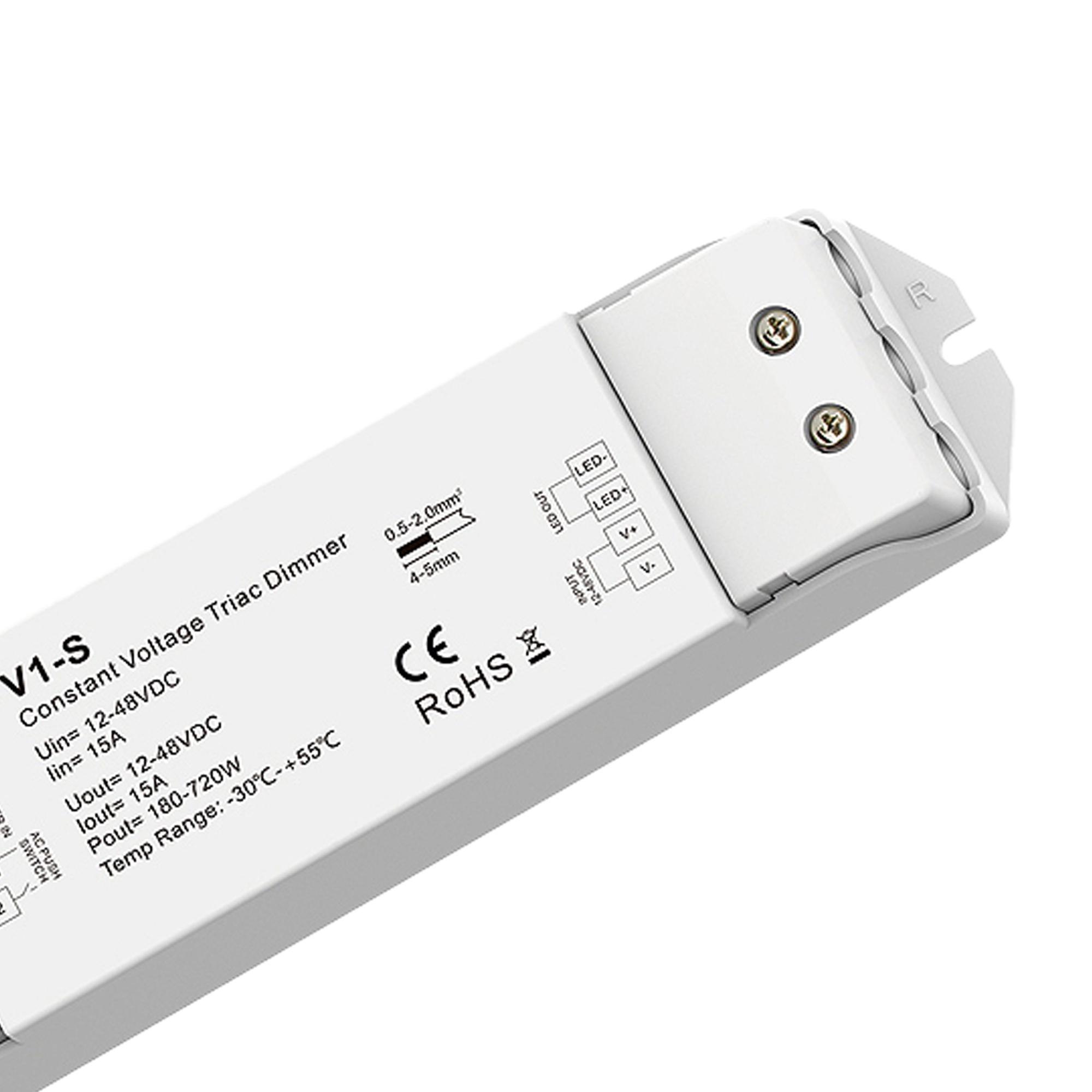 Magneto Triac/Push Switch Dimmable Controller 12-48V, One Per System Upto 720W