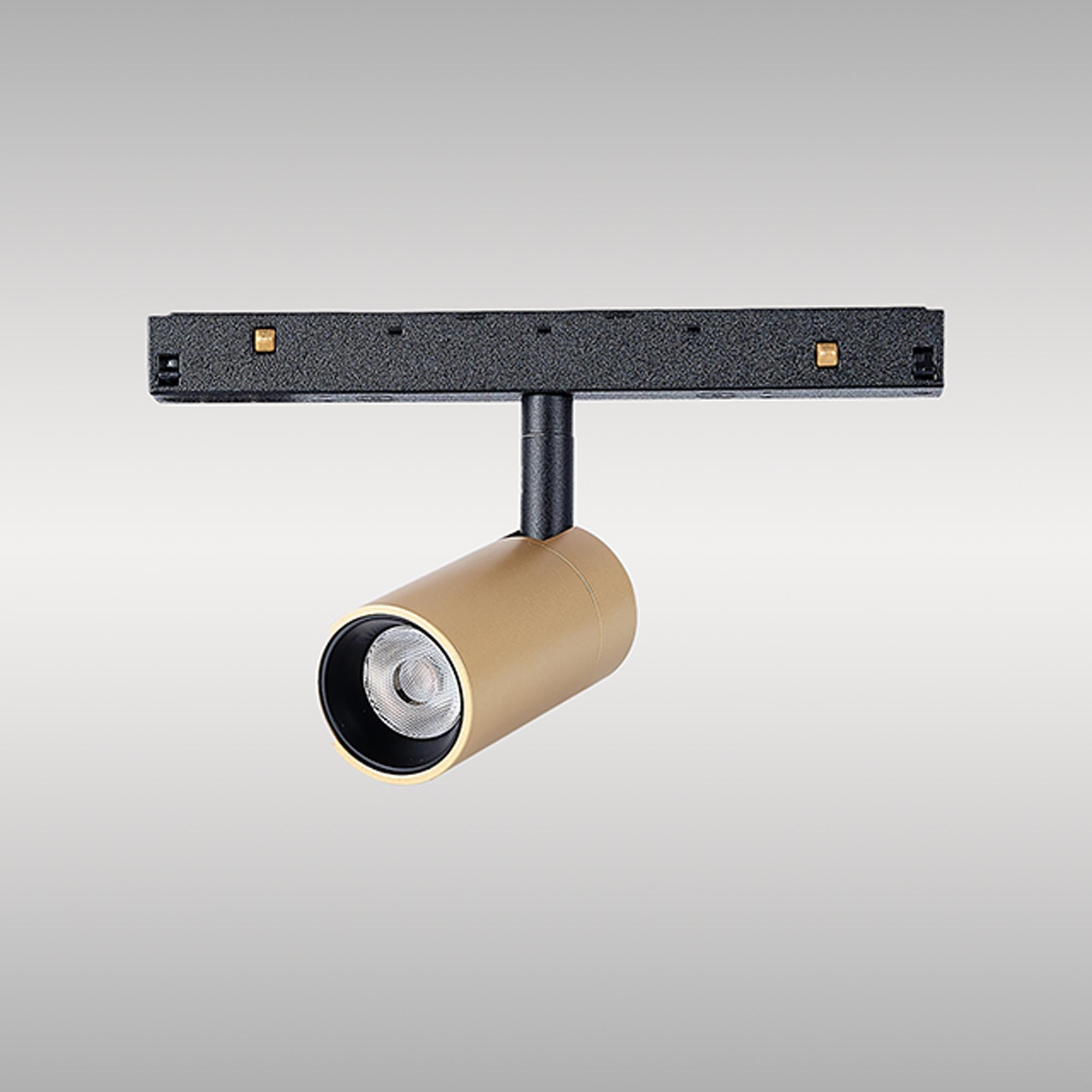 Magneto Spotlight Triac Dimmable, 7W LED, 3000K, 560lm, Gold/Black, 3yrs Warranty
