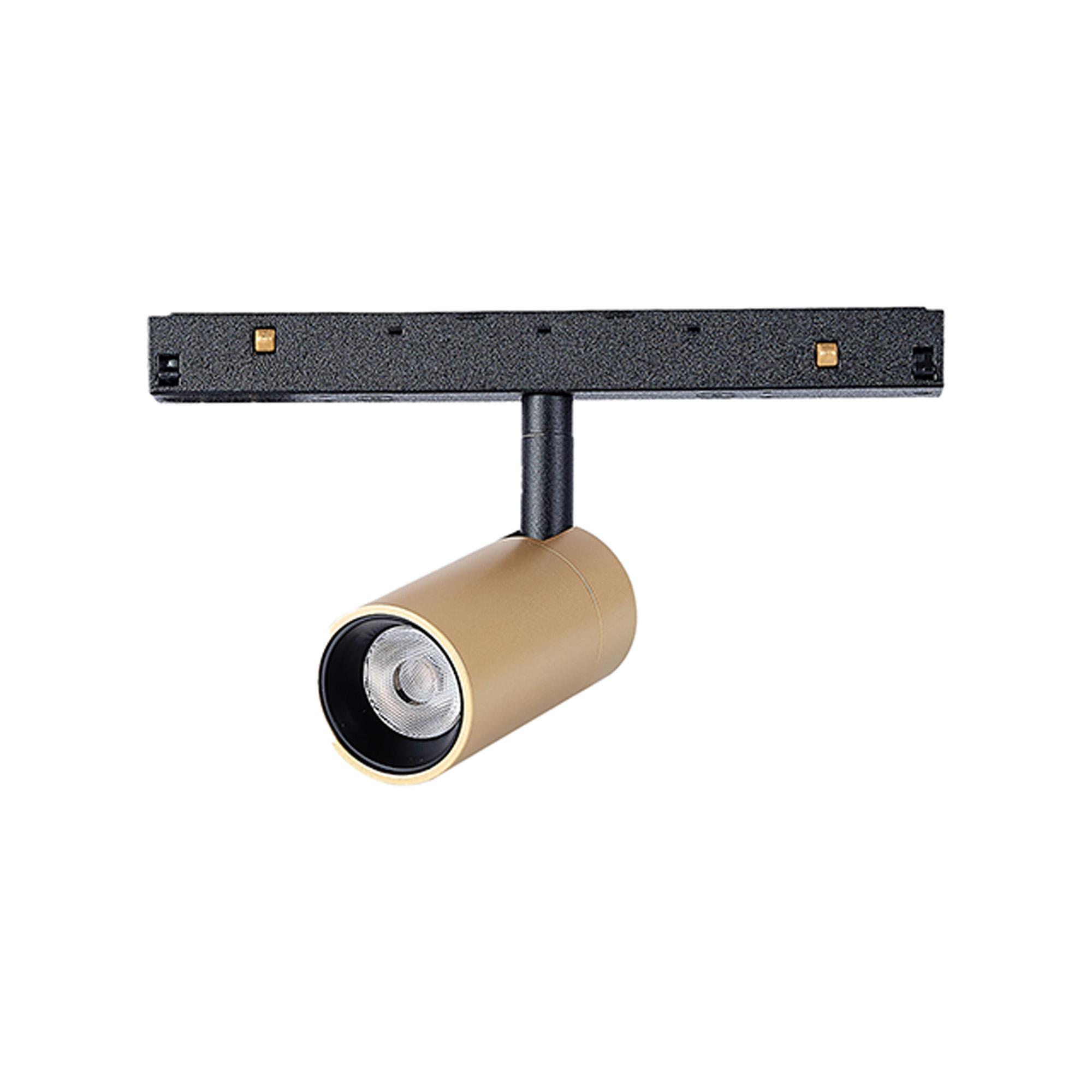 Magneto Spotlight Triac Dimmable, 7W LED, 3000K, 560lm, Gold/Black, 3yrs Warranty