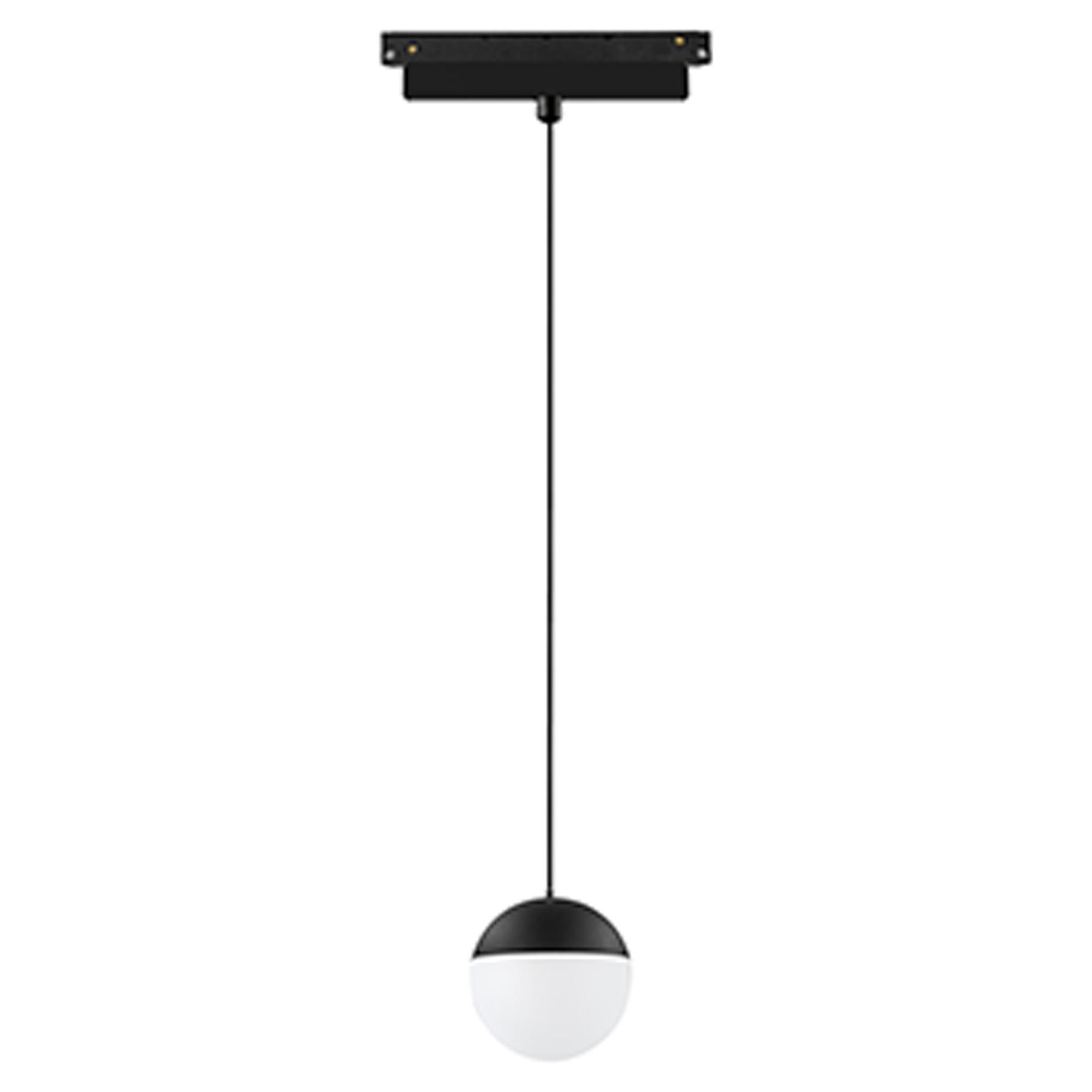 Magneto Track Ball Pendant Triac Dimmable, 10W LED, 3000K, 800lm, Black, 3yrs Warranty