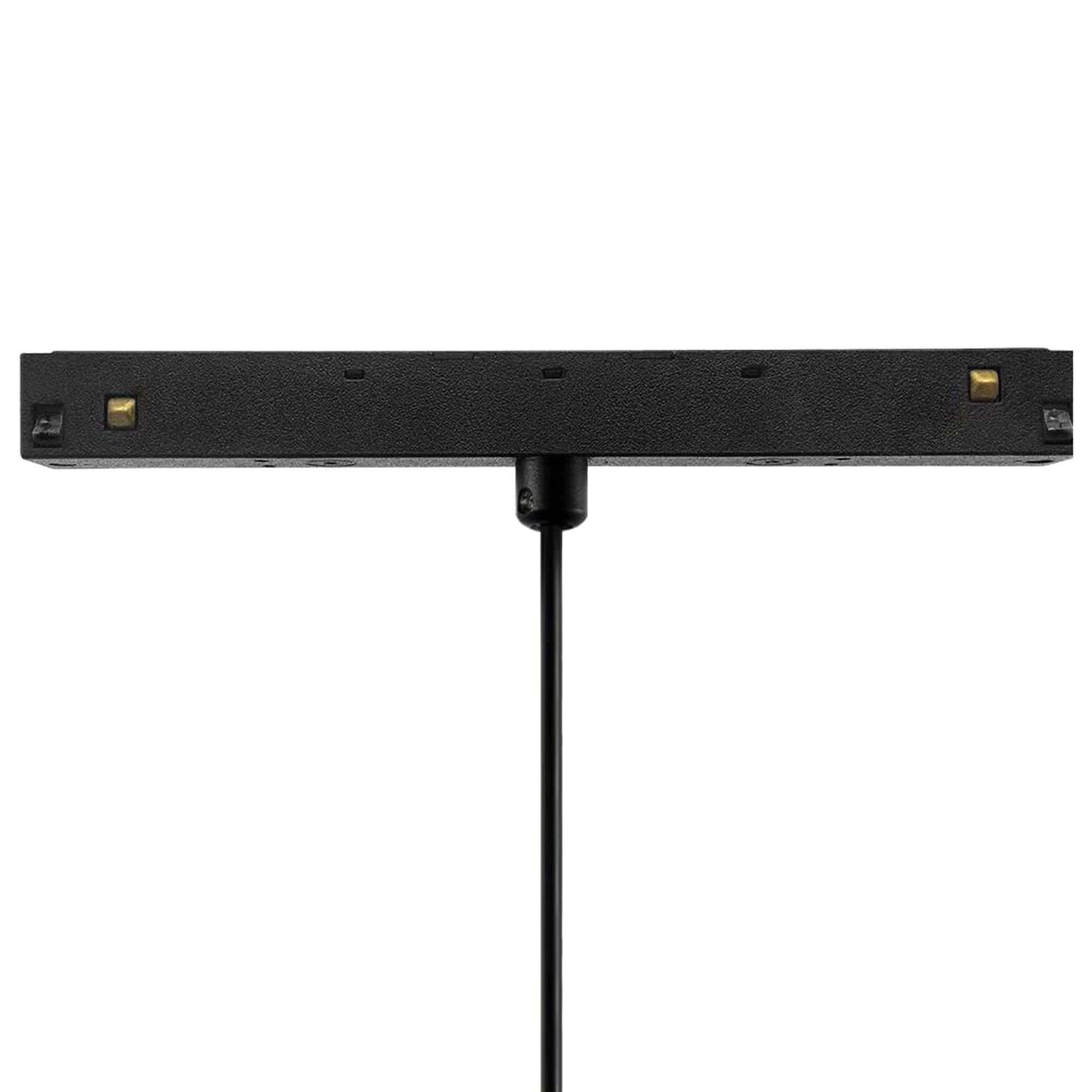 Magneto Track 200mm Tube Pendant Triac Dimmable, 7W LED, 3000K, 560lm, Black/Gold, 3yrs Warranty