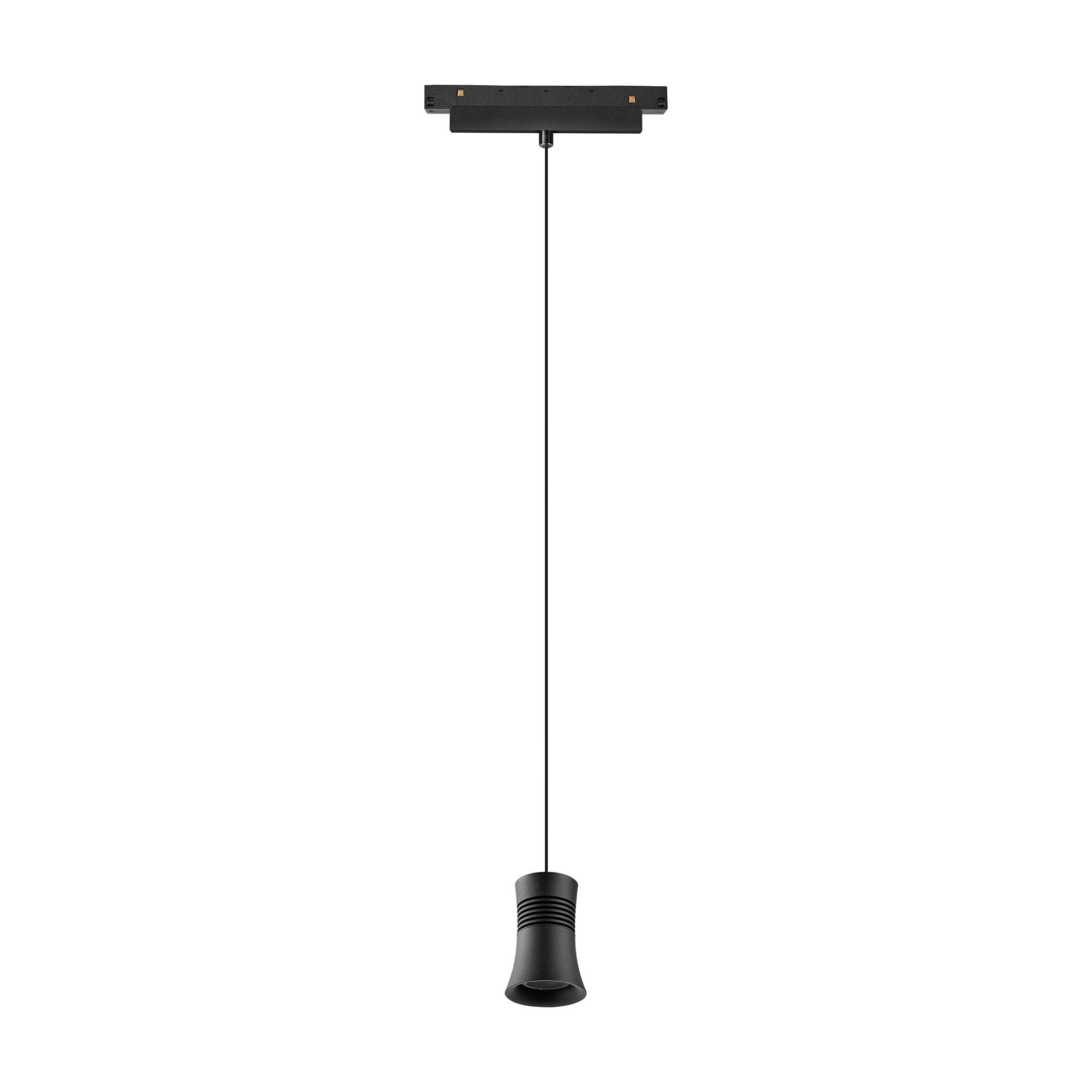 Magneto Track Cone Pendant, 12W LED, 4000K, 1000lm, Black, 3yrs Warranty
