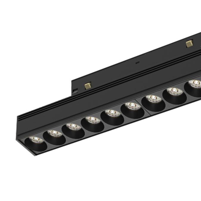 Magneto Linear Light COB Triac Dimmable, 250mm, 12W LED, 2700K, 960lm, Black, 3yrs Warranty