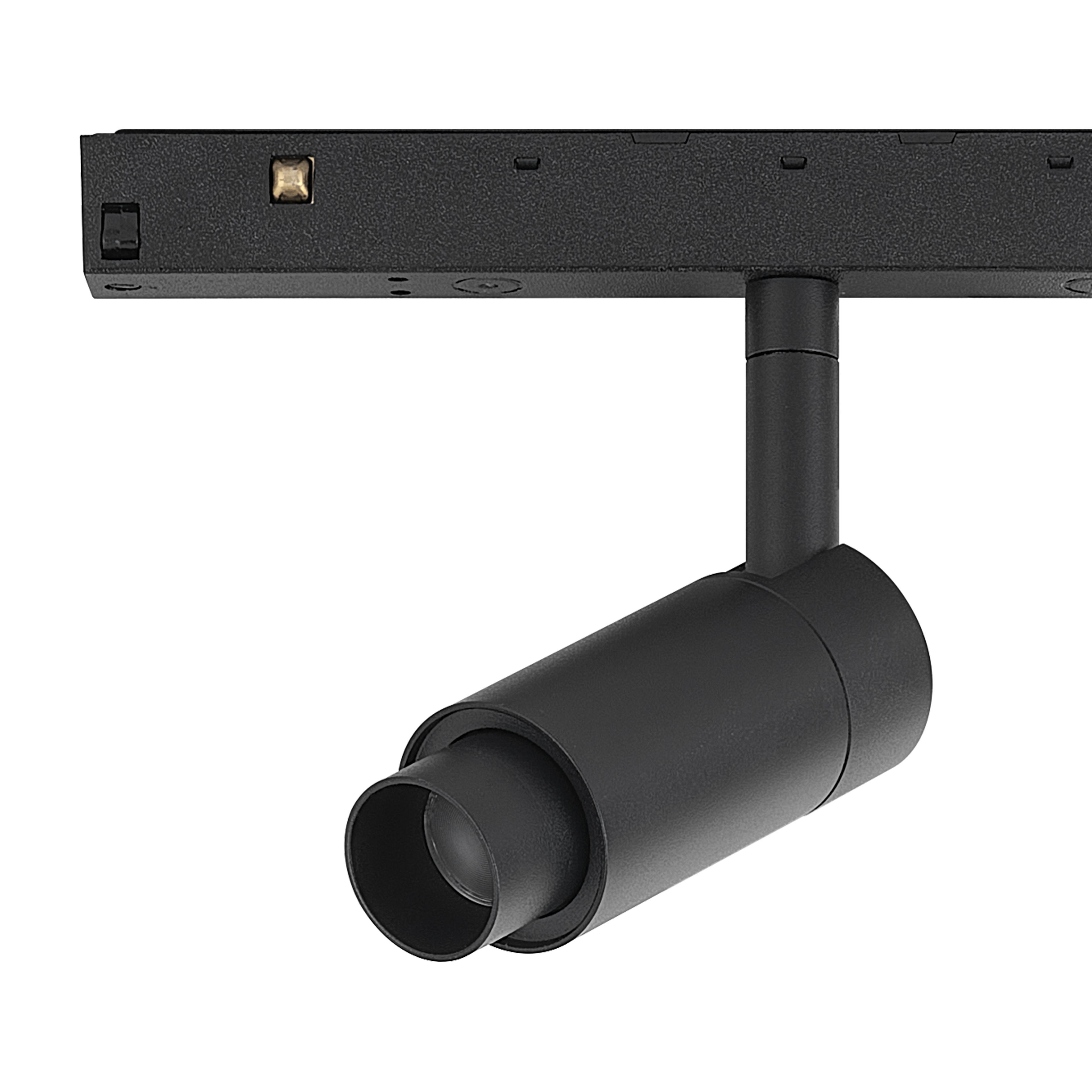 Magneto Track Spotlight Zoom Triac Dimmable, 7W LED, 3000K, 560lm, Black, 3yrs Warranty