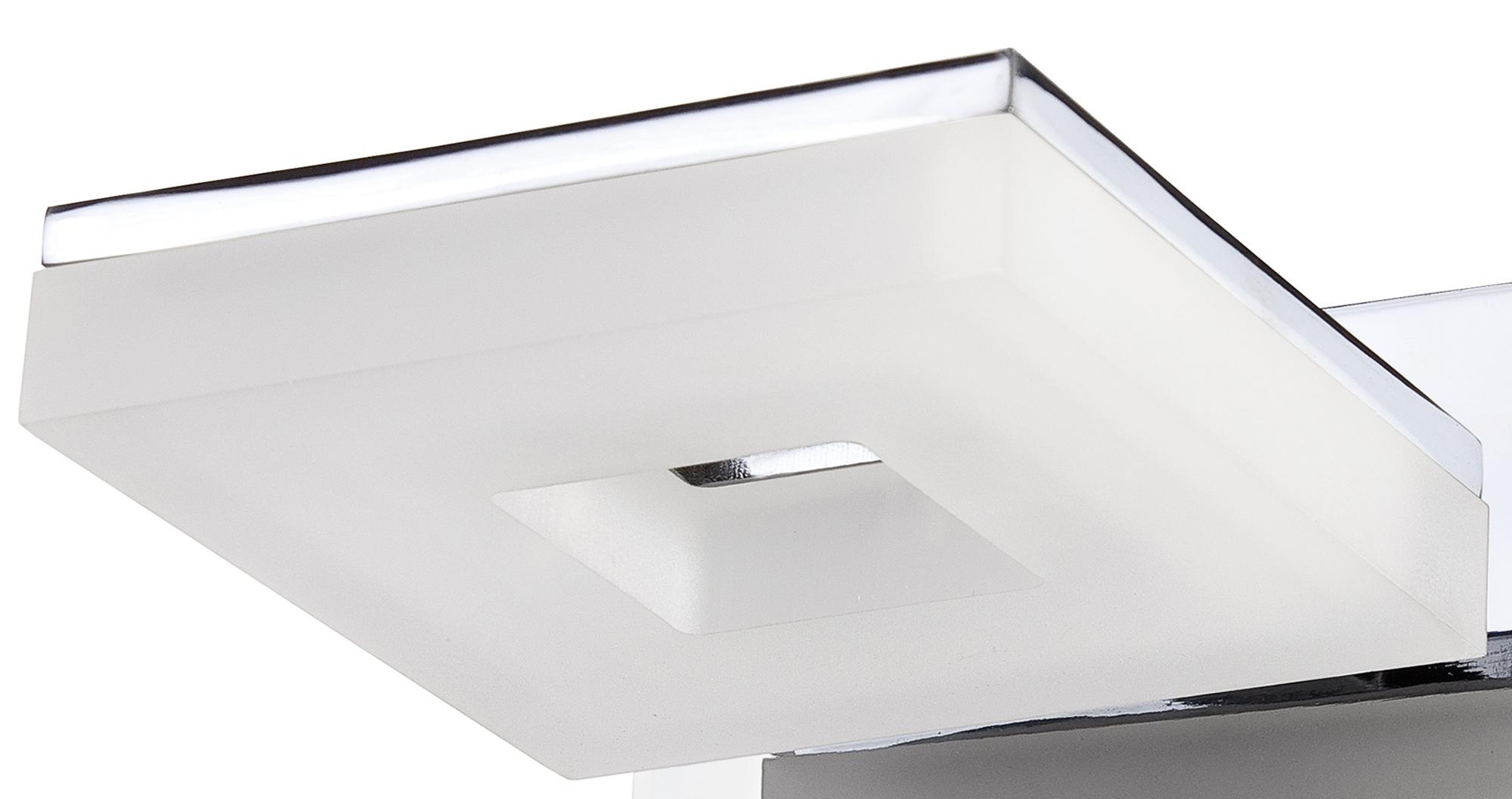 Marc Wall Lamp 1 Light 5W LED 3000K IP44, 450lm, Polished Chrome/Frosted Acrylic, 3yrs Warranty