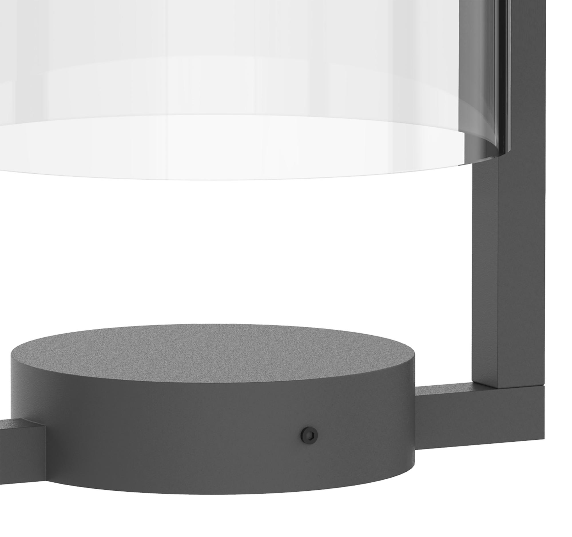 Maya Pedestal Lamp, 1 x E27, IP54, Anthracite, 2yrs Warranty