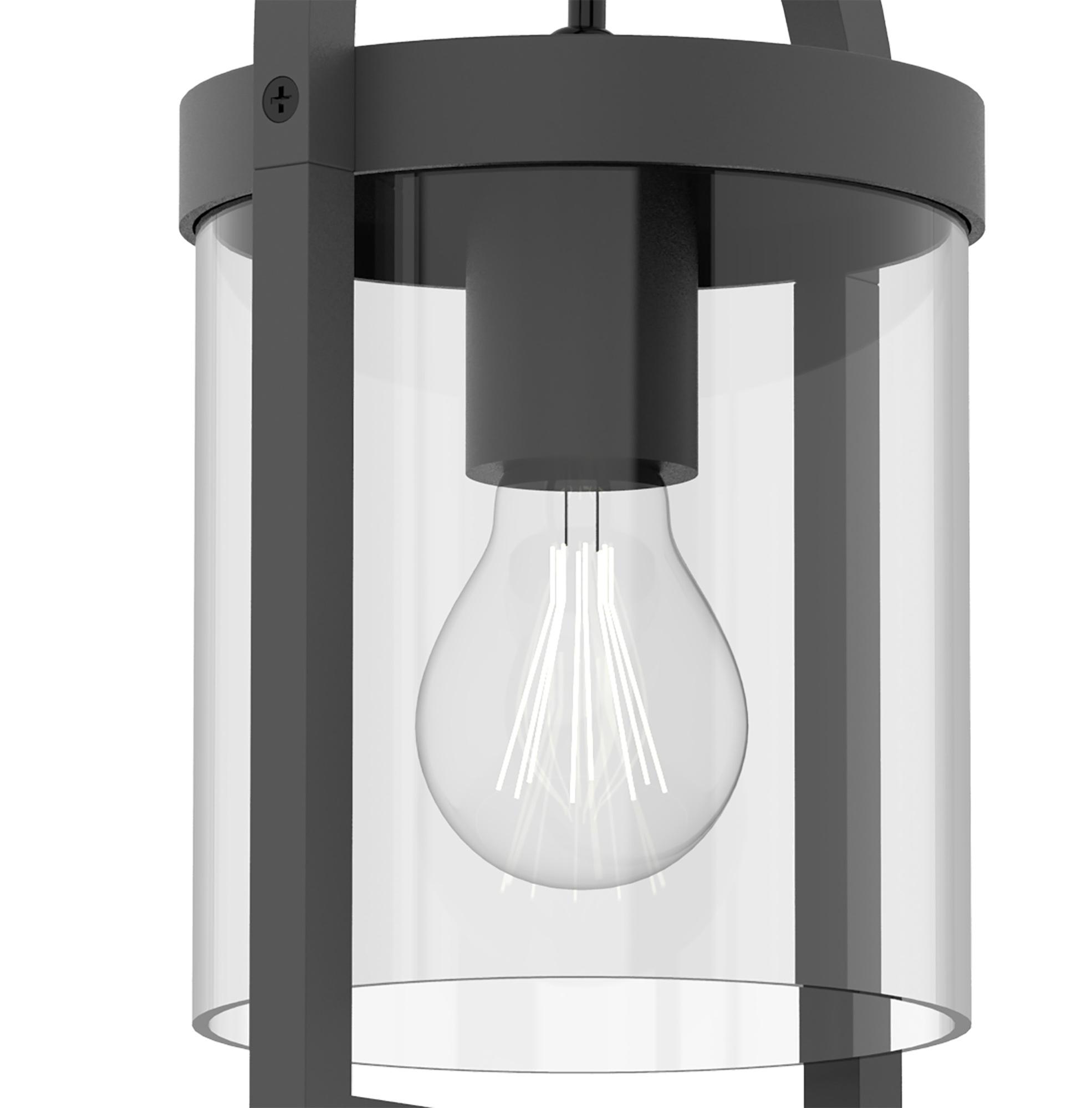 Maya 17.5cm Pendant, 1 x E27, IP54, Anthracite, 2yrs Warranty