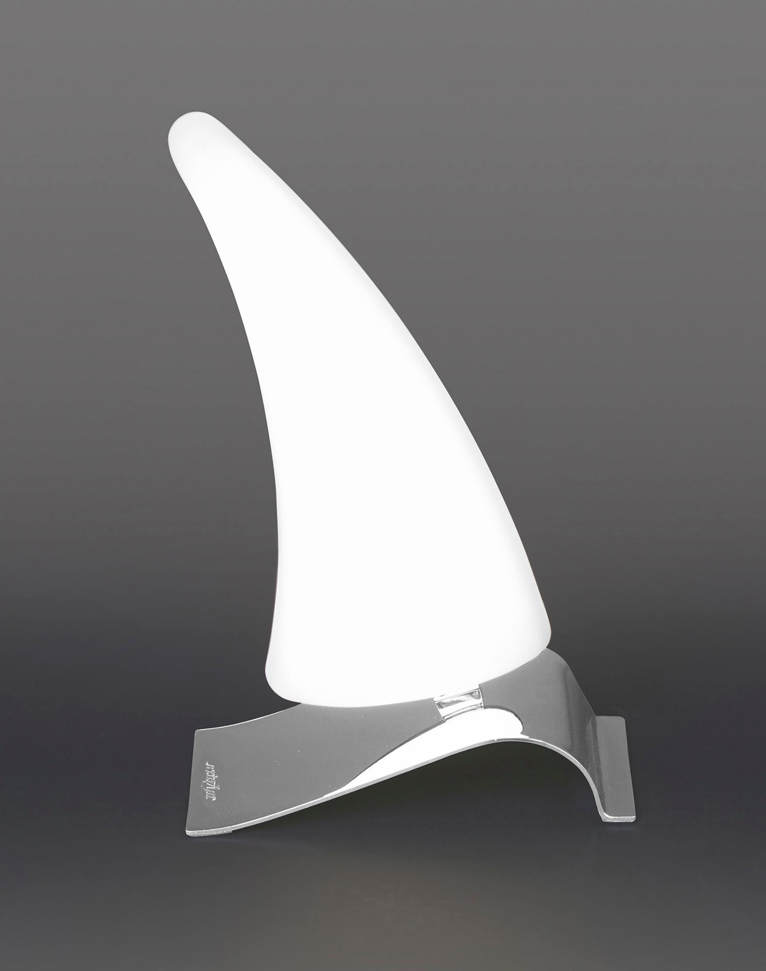 Mistral LED Table Lamp Left 6W LED 3000K, 540lm, Polished Chrome/Frosted Acrylic, 3yrs Warranty