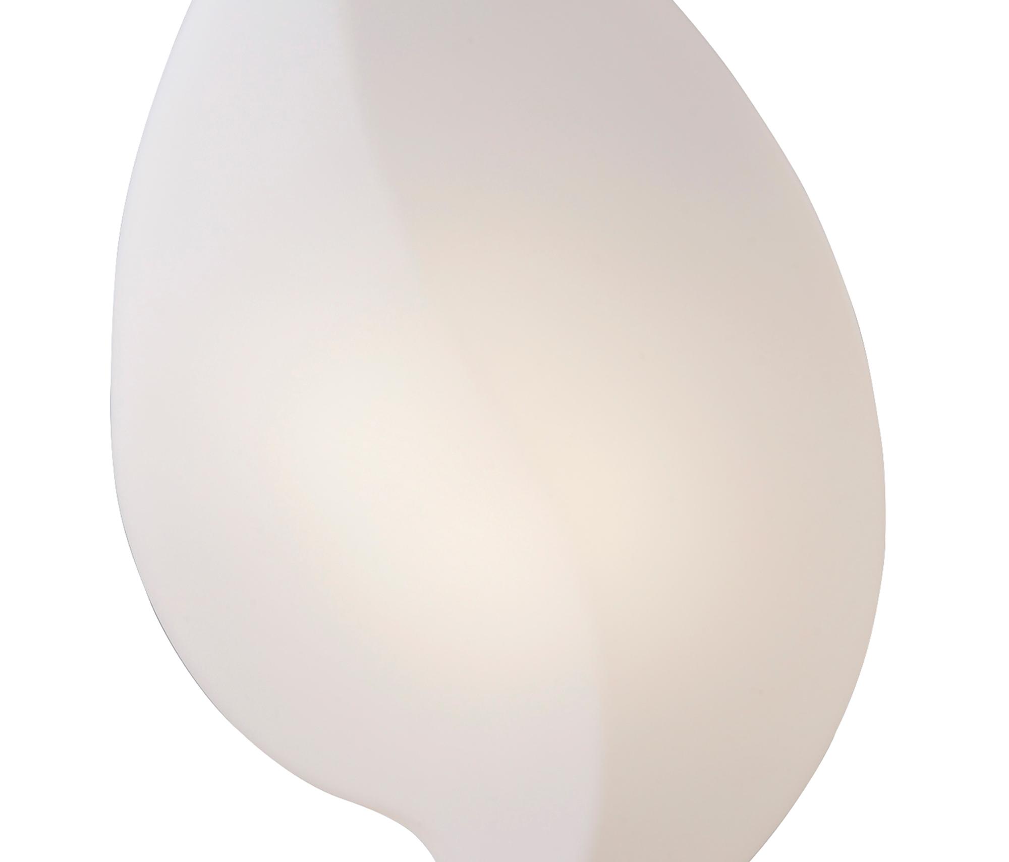 Natura Table Lamp 2 Light E27 Large Indoor, Polished Chrome/Opal White