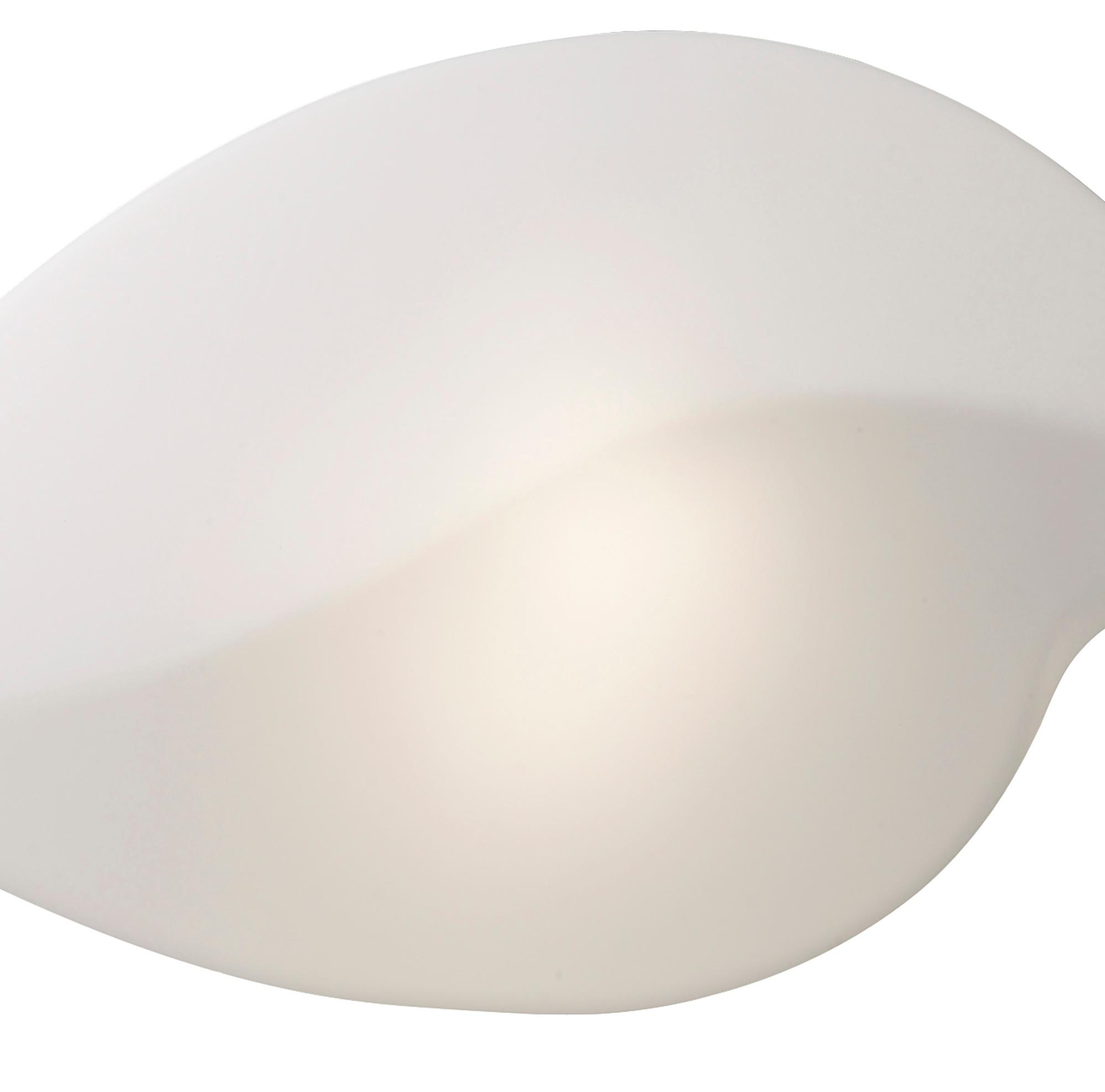 Natura Ceiling/Wall Outdoor Large 2 Light E27 IP44, Matt White/Opal White