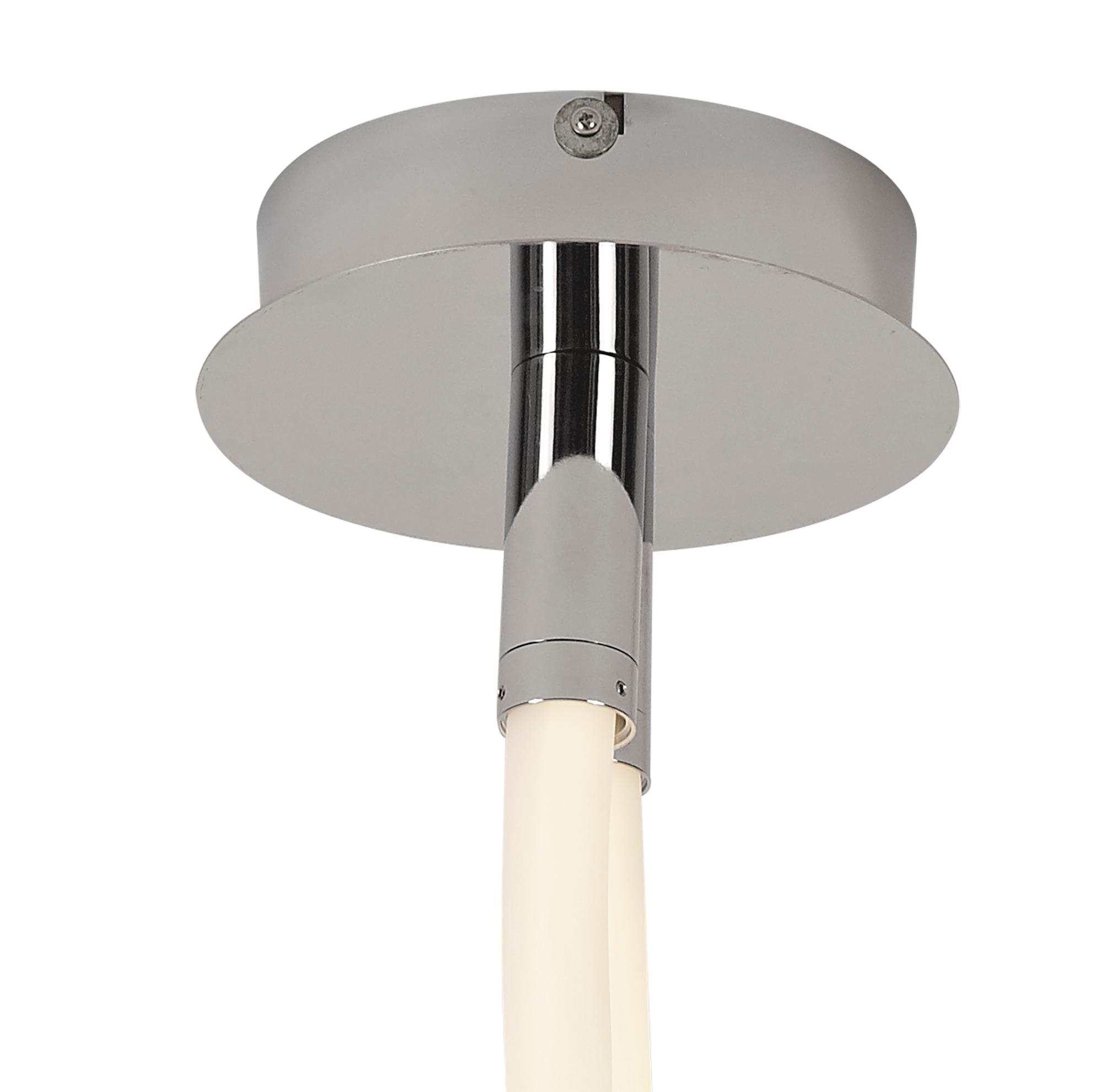 Nur II Rectangular Ceiling, 40W LED, 3000K, 3000lm, IP20, Chrome, 3yrs Warranty