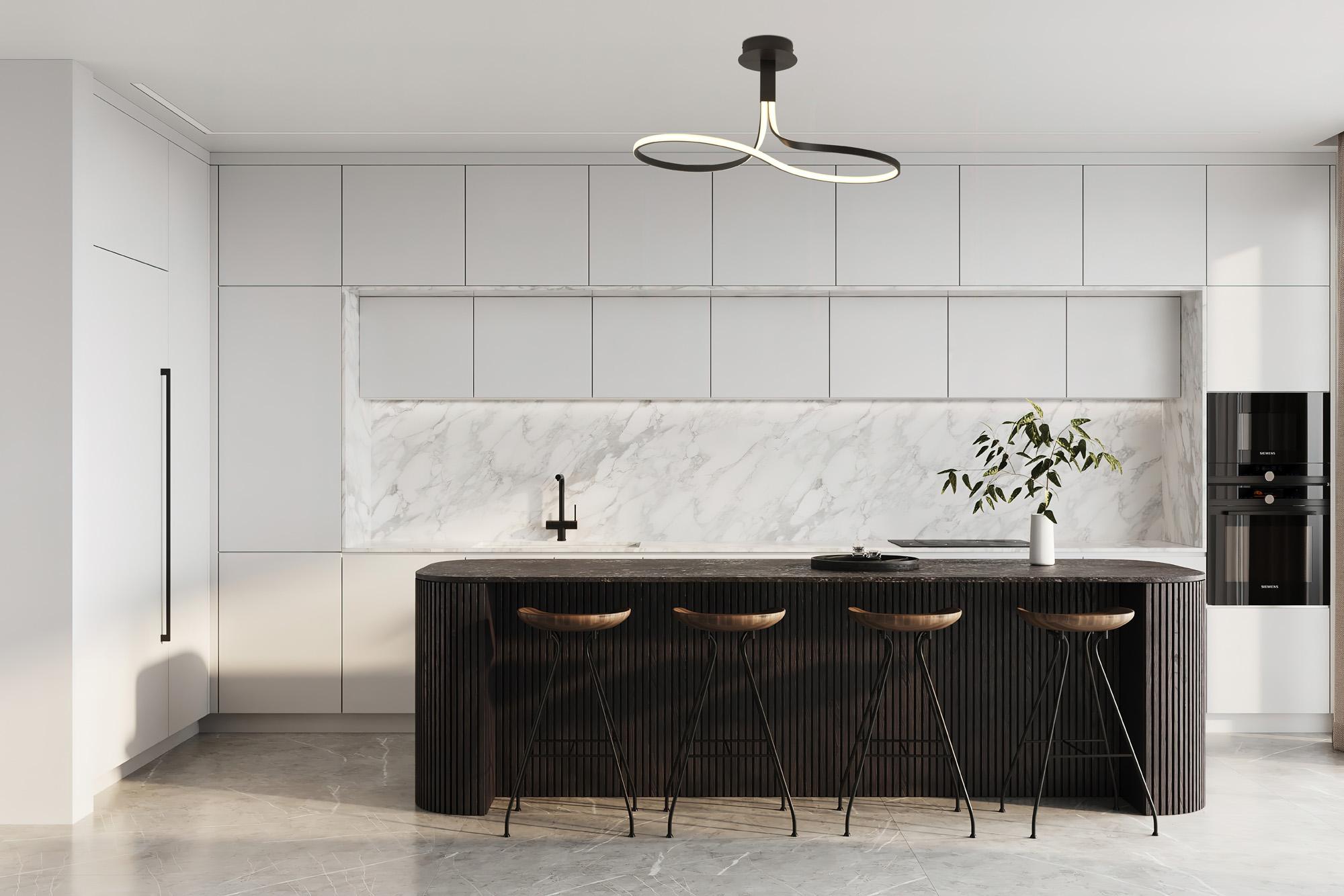 Nur Brown Oxide Rectangular Semi Flush