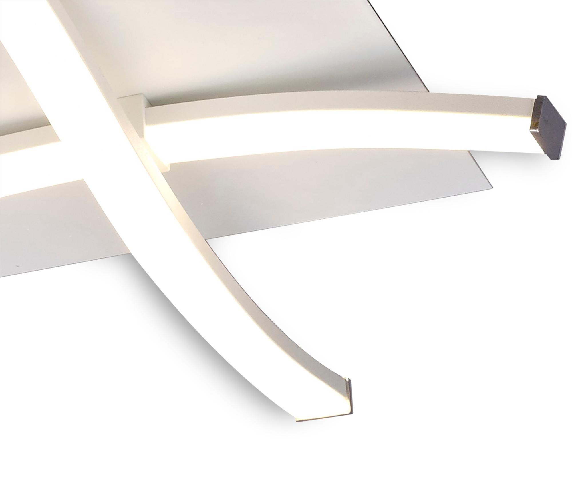 Nur Blanco Ceiling 34W LED 3000K, 2600lm, Dimmable White/Frosted Acrylic, 3yrs Warranty