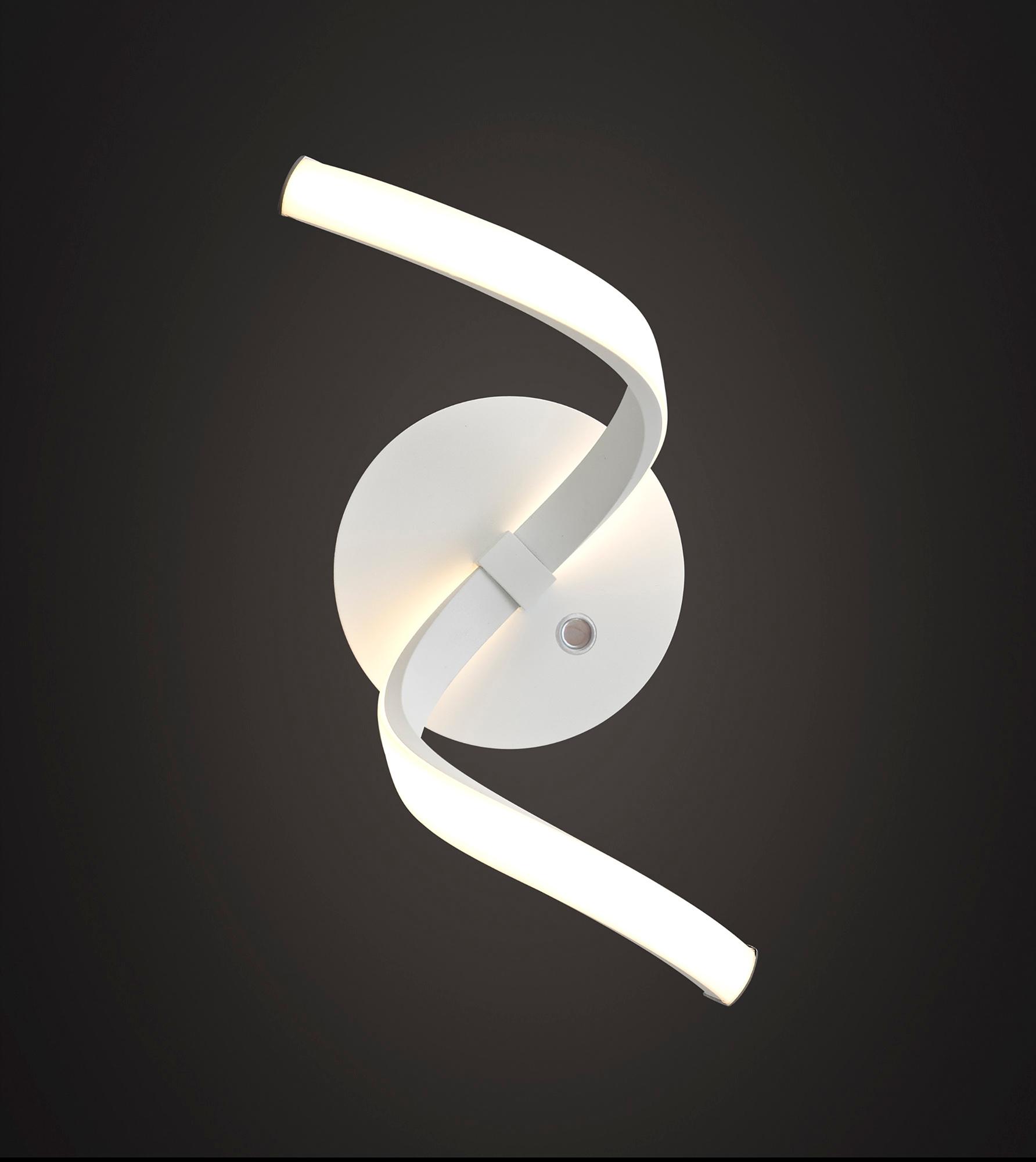Nur Blanco Wall Lamp 10W LED 3000K, 850lm, Dimmable White/Frosted Acrylic, 3yrs Warranty