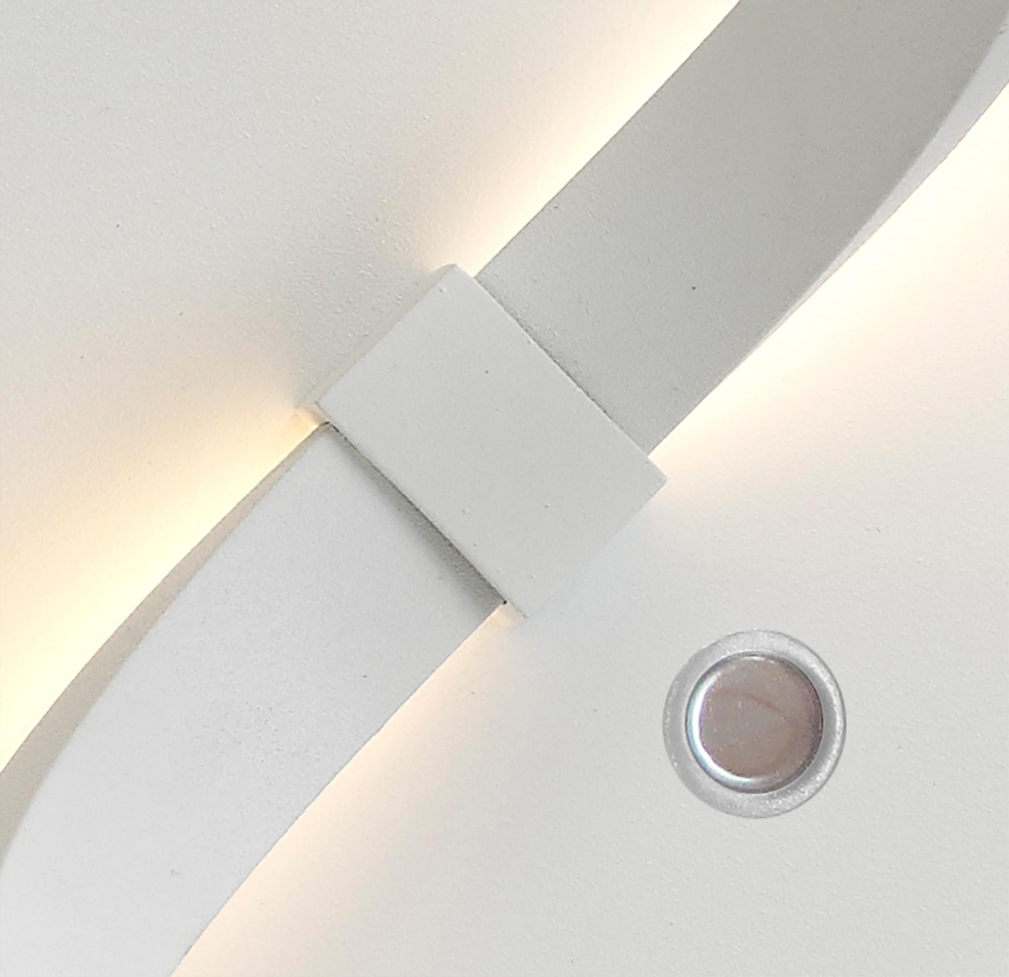 Nur Blanco Wall Lamp 10W LED 3000K, 850lm, Dimmable White/Frosted Acrylic, 3yrs Warranty