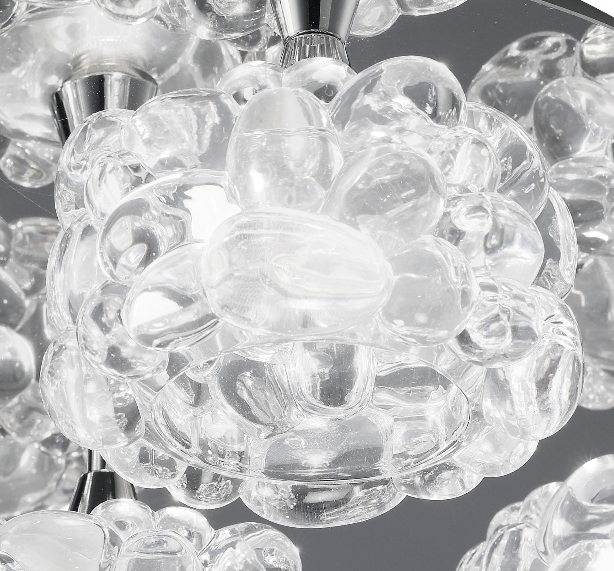 O2 45cm Flush Ceiling 5 Light G9, Polished Chrome